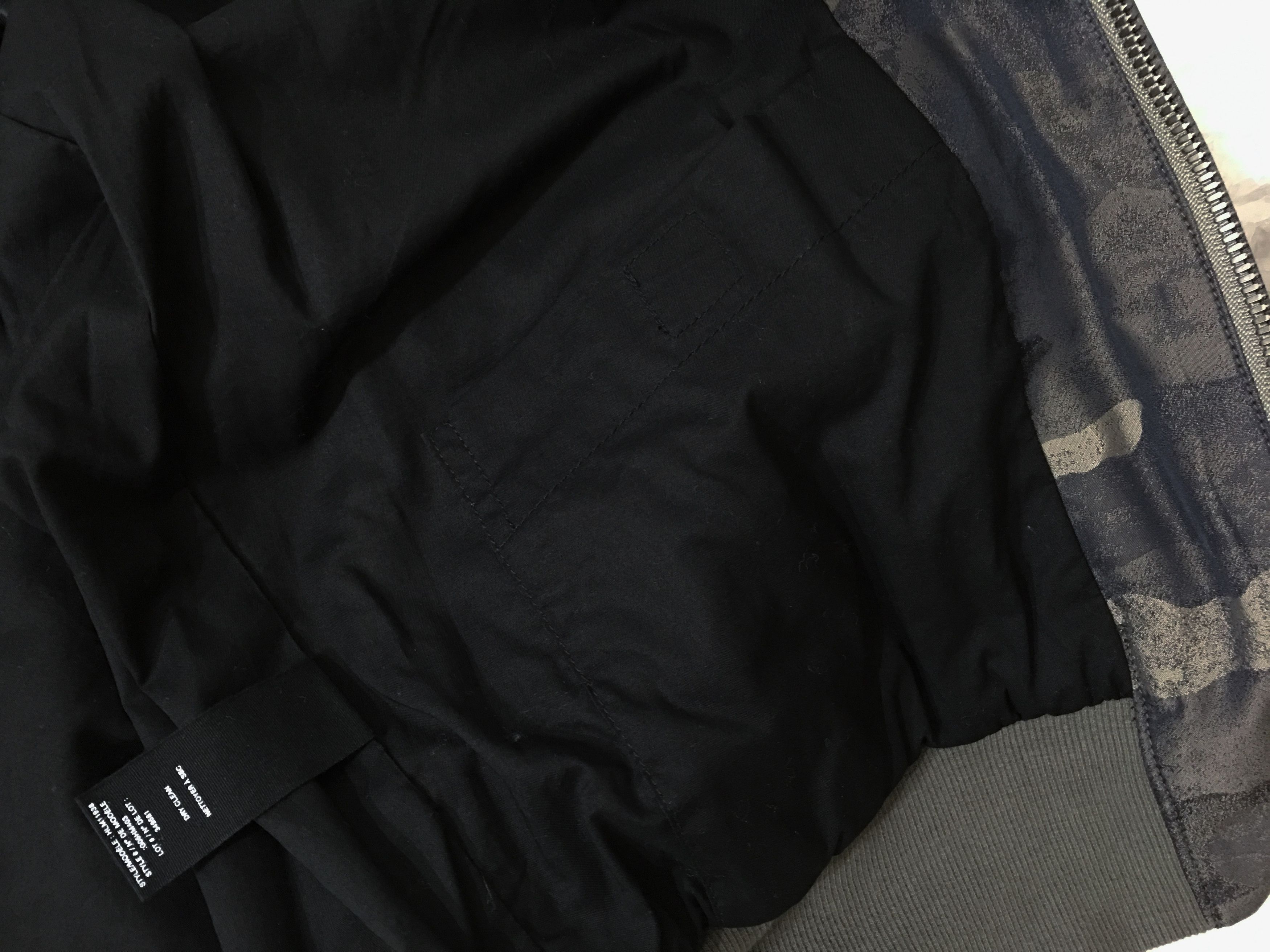Helmut Lang Helmut Lang Olive Slate Camo Print Technical Bomber Jacket Size US XS / EU 42 / 0 - 9 Thumbnail