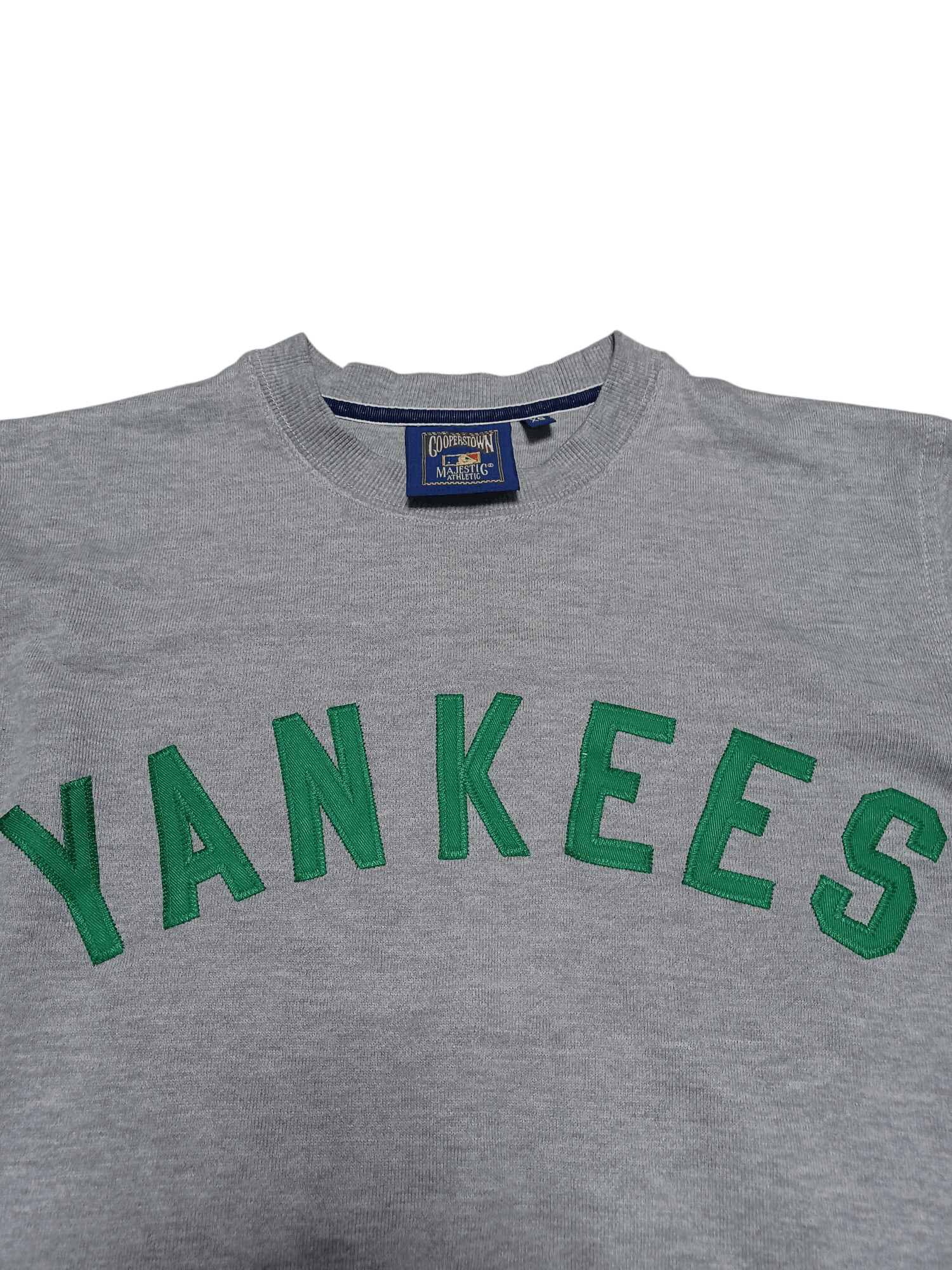 Majestic YANKEES MAJESTIC VINTAGE BIGLOGO EMBROIDERED SWEATSHIRT Size US XS / EU 42 / 0 - 2 Thumbnail