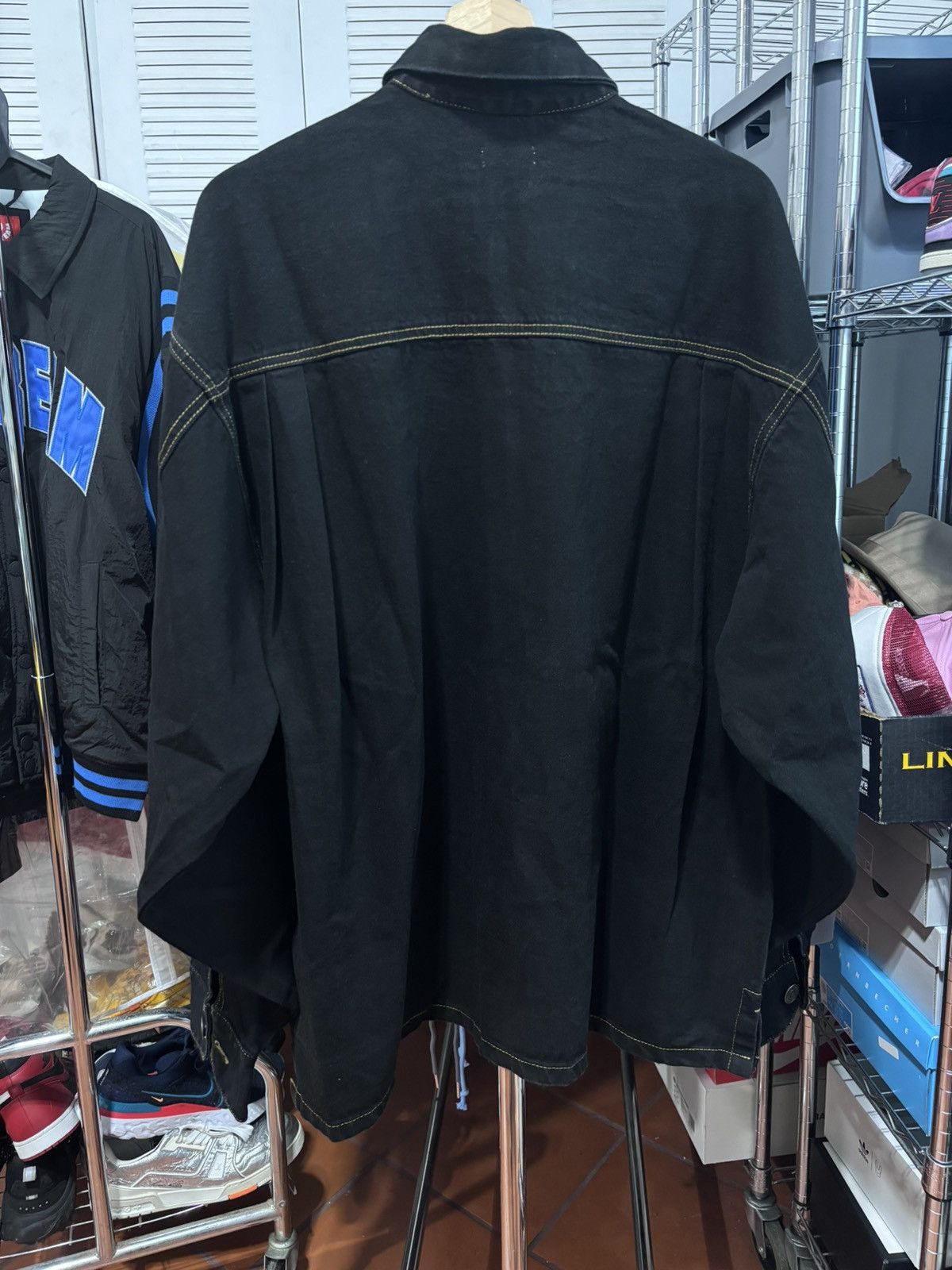 Willy Chavarria Willy Chavaria Black Denim Jacket Size US M / EU 48-50 / 2 - 4 Thumbnail
