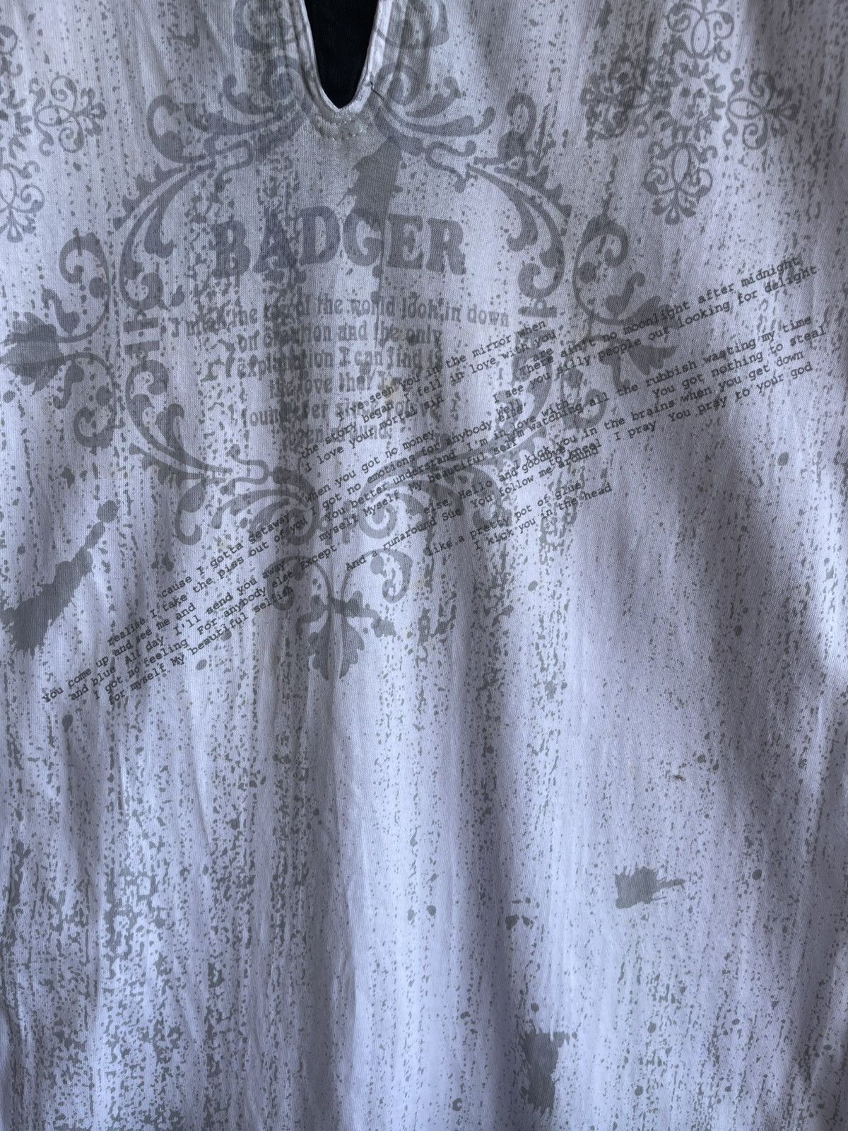 In The Attic Vintage’y2k🔥BADGER🔥Gothic Street Culture Long Sleeve Size US L / EU 52-54 / 3 - 7 Thumbnail