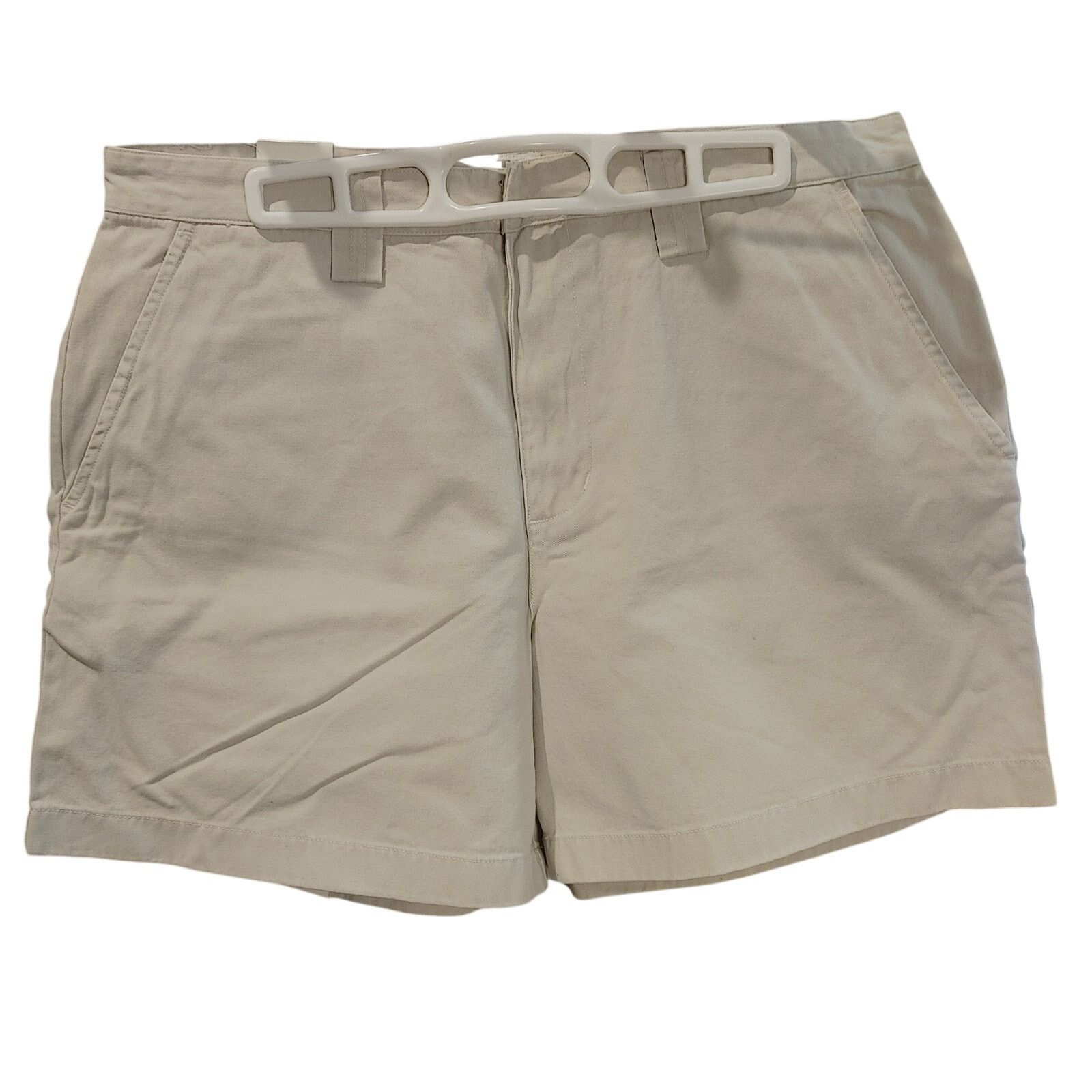 Calvin Klein Clavin Klien Jeans Women's 14 Beige Denim Shorts Size 36" / US 14 / IT 50 - 1 Thumbnail