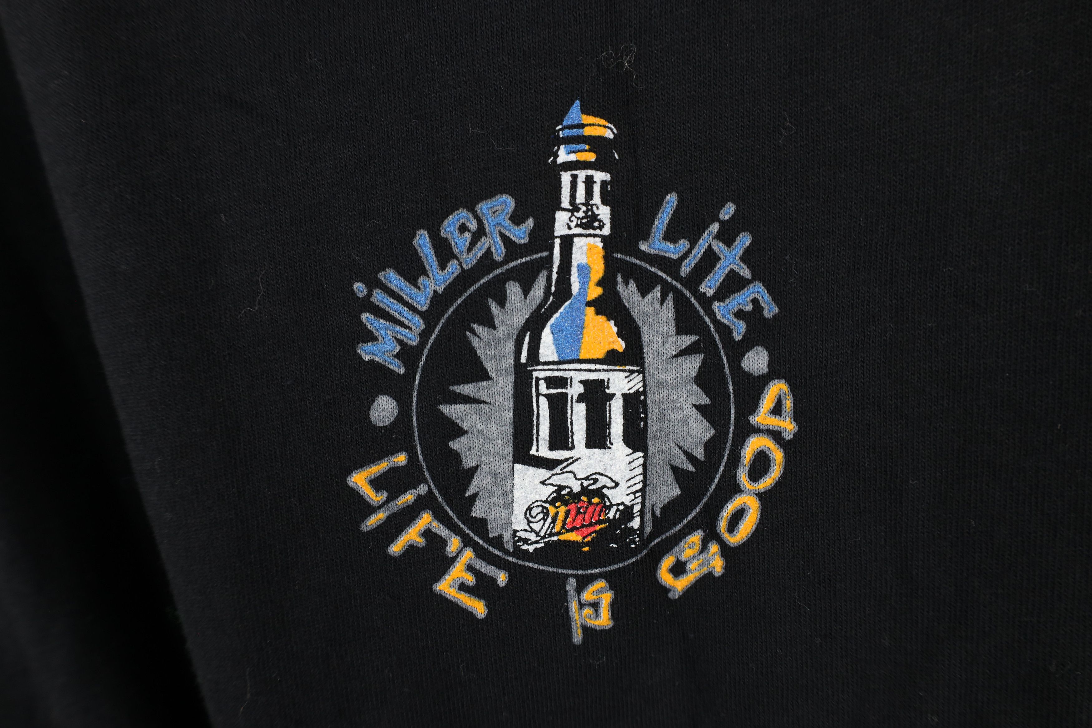 Vintage Deadstock Vintage 90s Miller Lite Beer Life Is Good T-Shirt Size US XL / EU 56 / 4 - 4 Thumbnail
