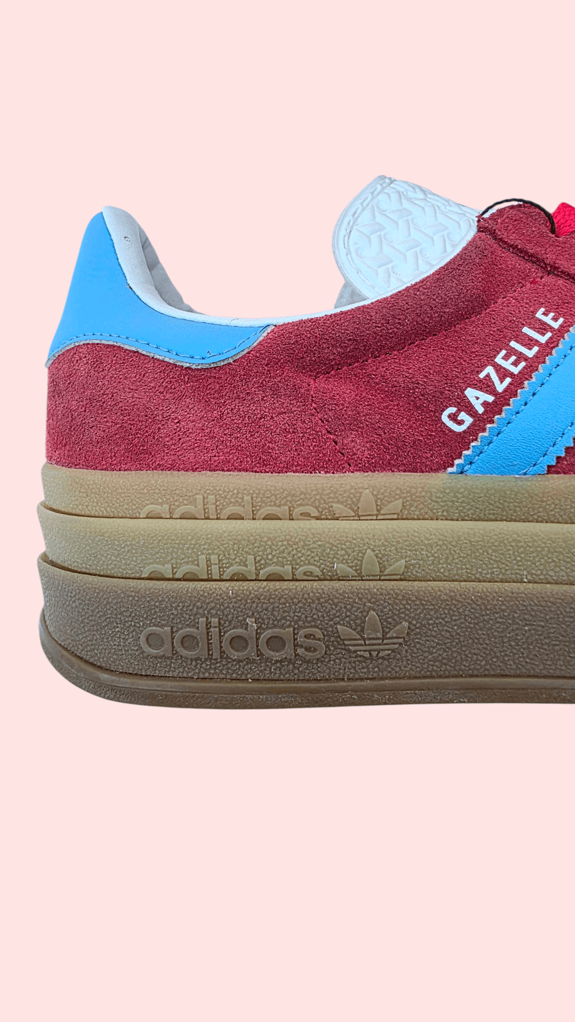 Adidas Adidas Gazelle Platform – Burgundy Suede-FASHIONELLA Size US 10 / IT 40 - 6 Thumbnail