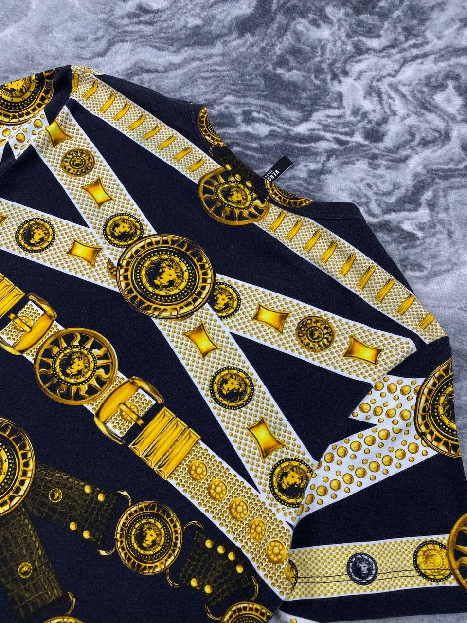 Versace Versus Versace Baroque Big Logo T-Shirt Men Size S Size US S / EU 44-46 / 1 - 10 Thumbnail