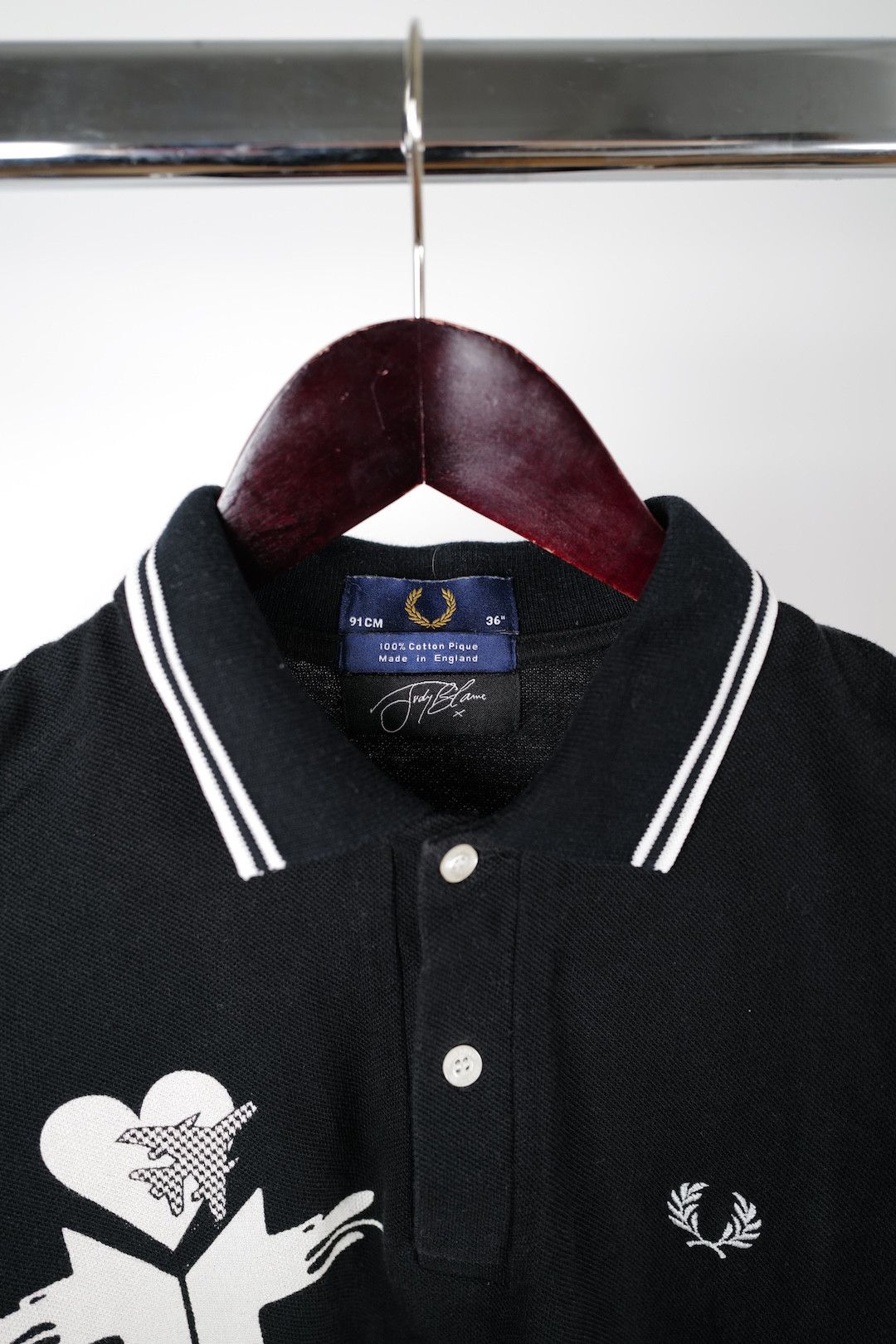 Fred Perry Vintage Fred Perry Blame Polo Shirt Twin Tipped England Size US S / EU 44-46 / 1 - 6 Thumbnail
