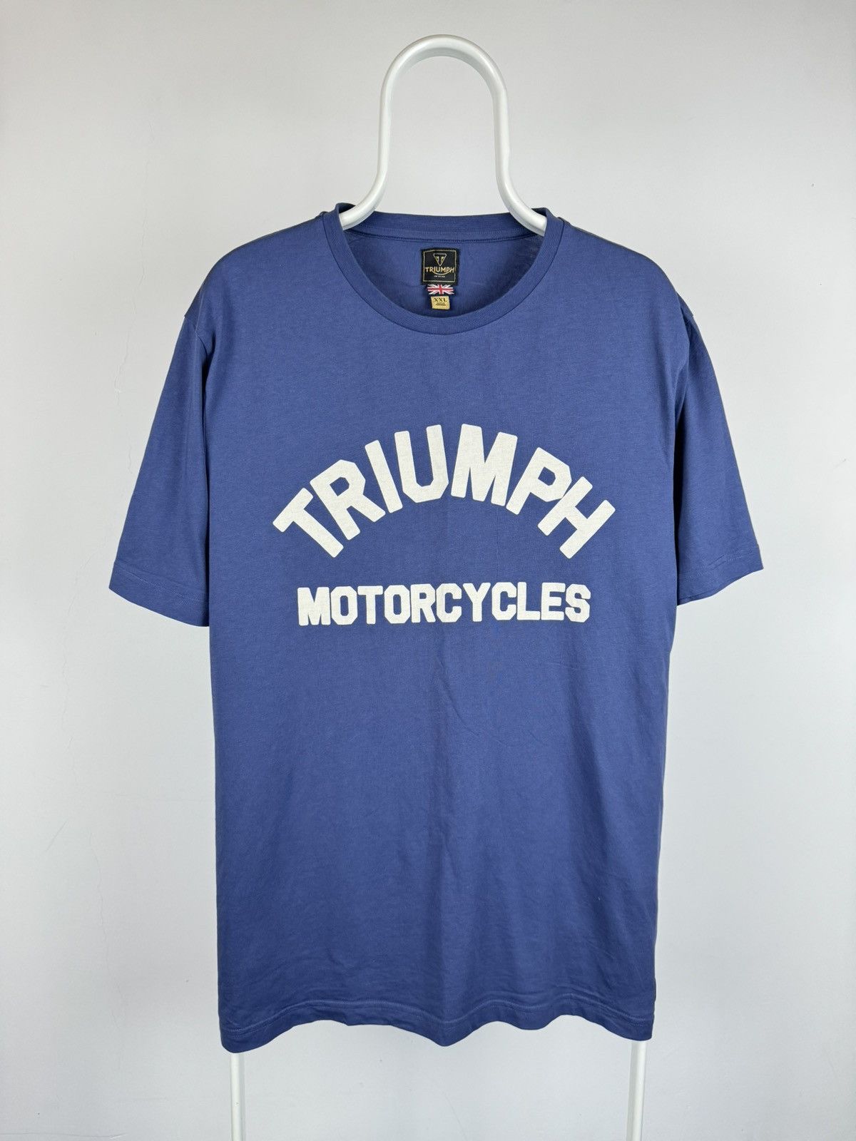 Vintage Triumph Motorcycles Big Logo Tee Size US XXL / EU 58 / 5 - 1 Thumbnail