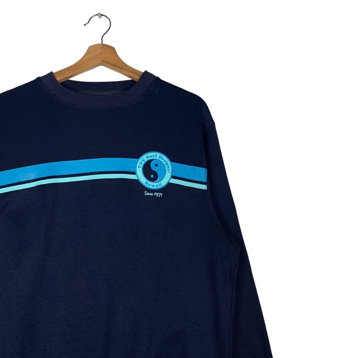 Japanese Brand T&C SURF Designs Hawaii Big Logo Sweatshirt #1383-C62 Size US M / EU 48-50 / 2 - 9 Thumbnail