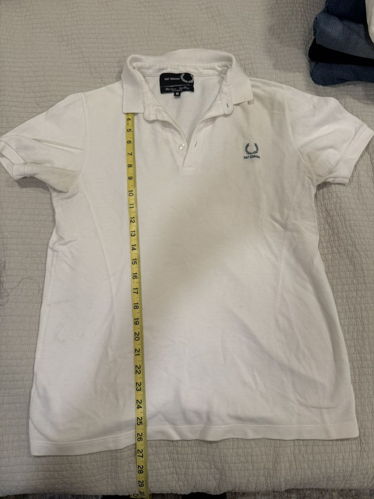 Fred Perry × Raf Simons Fred Perry x Raf Simons white polo Size US M / EU 48-50 / 2 - 5 Thumbnail