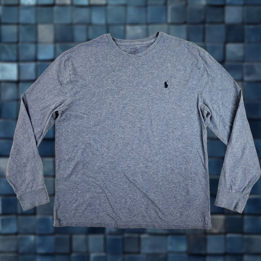Polo Ralph Lauren Polo Ralph Lauren Classic Fit Long Sleeve Cotton Shirt Men L Heathered Blue Pony Size US L / EU 52-54 / 3 - 1 Thumbnail