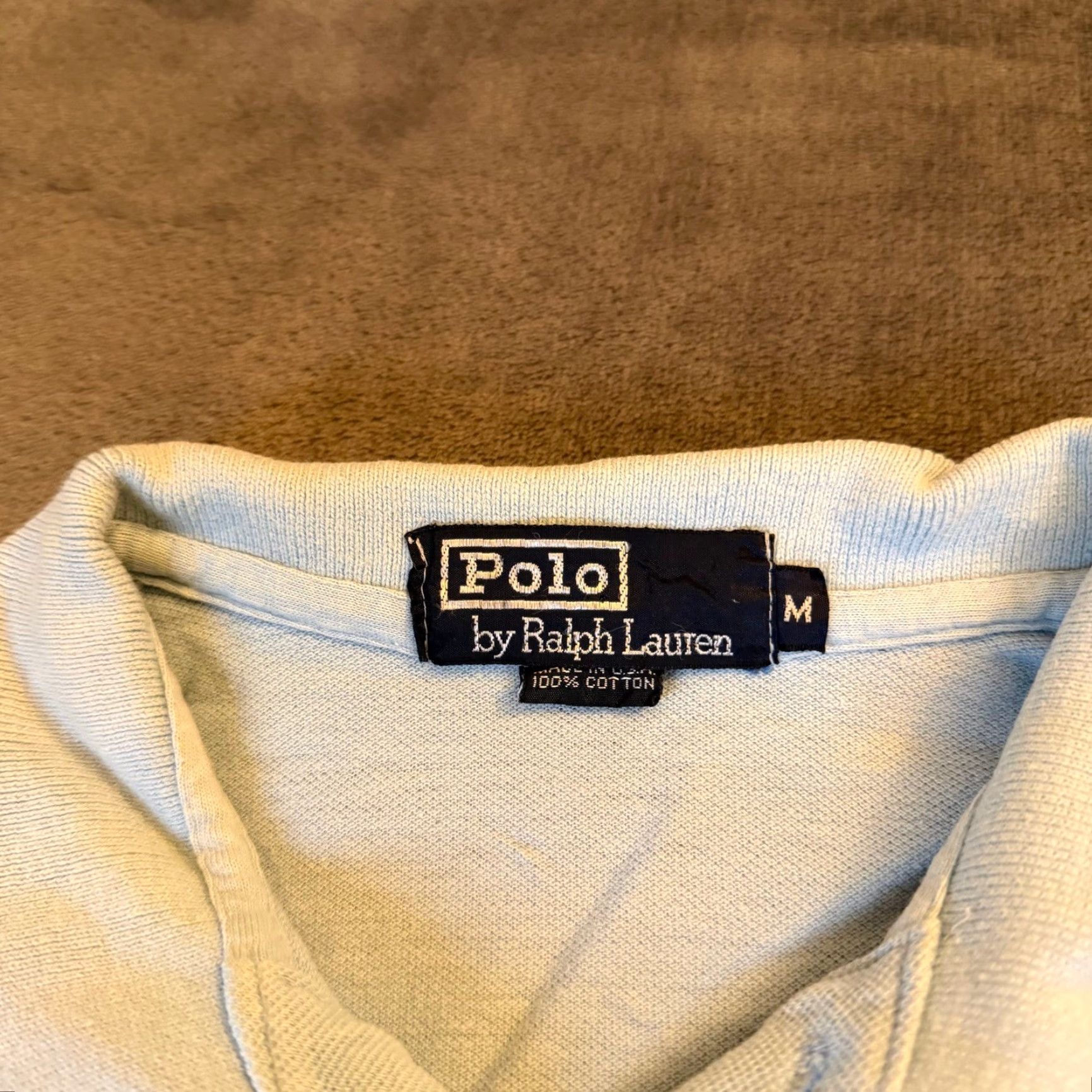 Polo Ralph Lauren Polo Ralph Lauren Light Blue Classic Fit Short Sleeve Polo Shirt Mens Medium Size US M / EU 48-50 / 2 - 3 Thumbnail