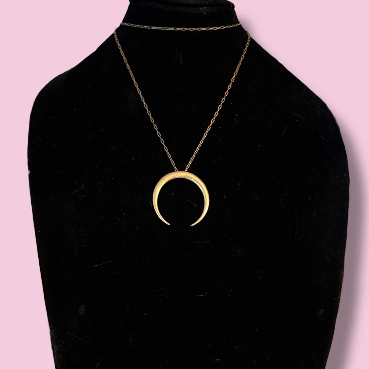 Other Gold tone crescent moon pendant necklace Size ONE SIZE - 1 Thumbnail