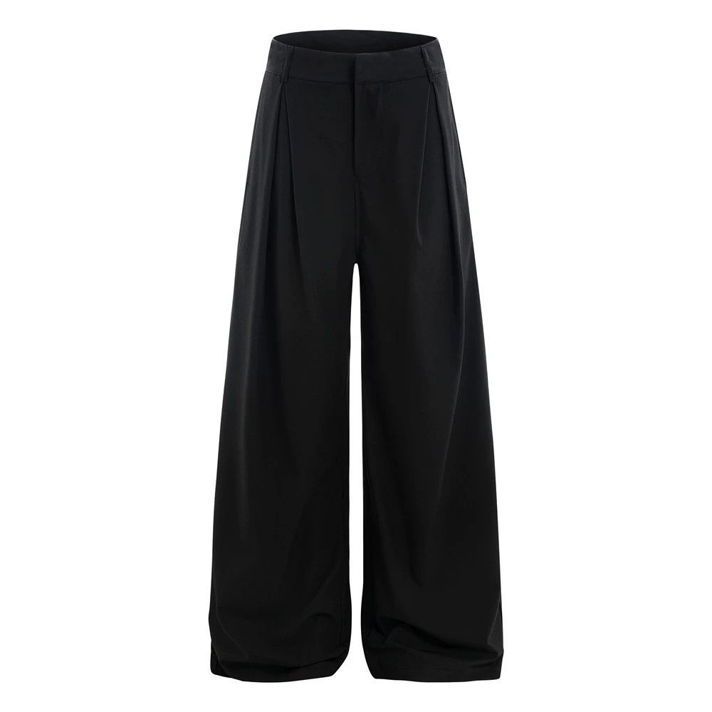 Japanese Brand Men's trendy high street casual loose wide leg trousers Size US 32 / EU 48 - 1 Thumbnail