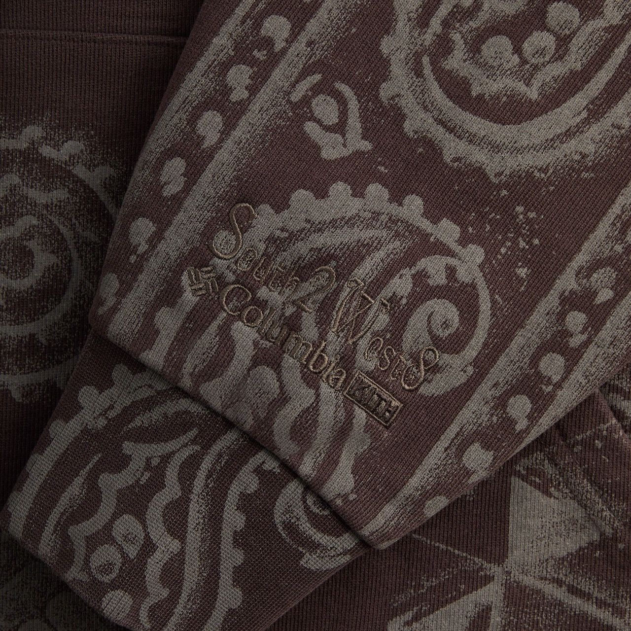 Columbia × Kith South2 West8 Paisley Nelson Hoodie Kindling Mocha Laser DTG Size US XL / EU 56 / 4 - 5 Thumbnail