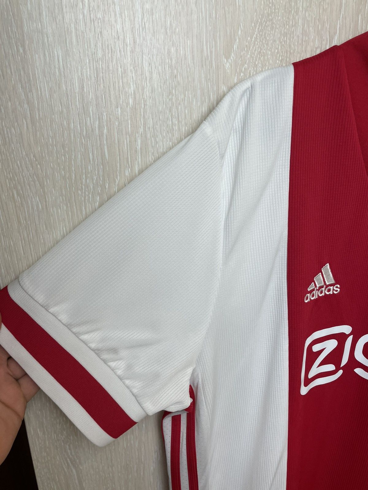 Adidas AJAX AMSTERDAM 2019 2020 HOME FOOTBALL SHIRT SOCCER JERSEY Size US XL / EU 56 / 4 - 5 Thumbnail
