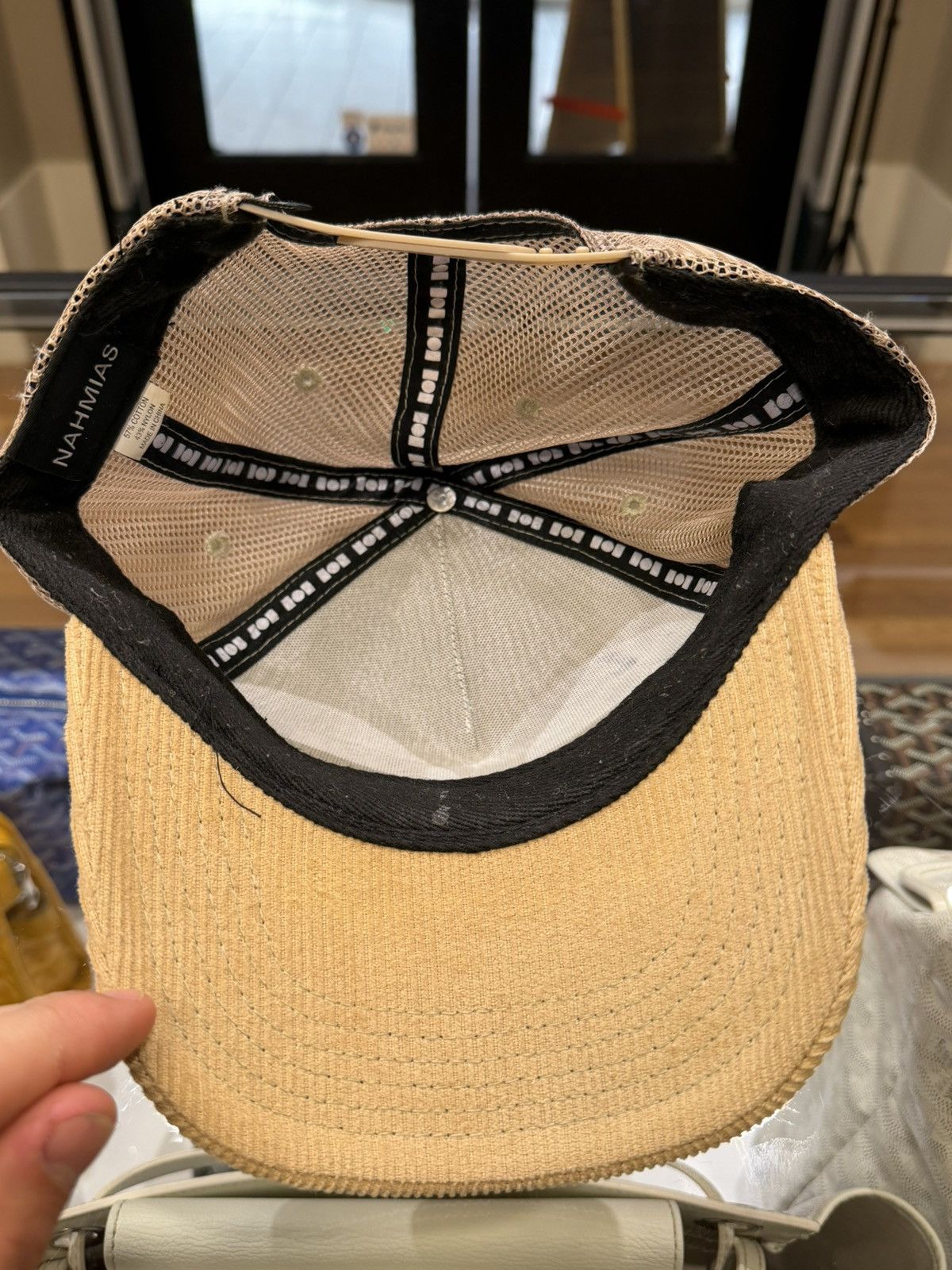 Nahmias Nahmias Corduroy Trucker Hat Size ONE SIZE - 5 Thumbnail