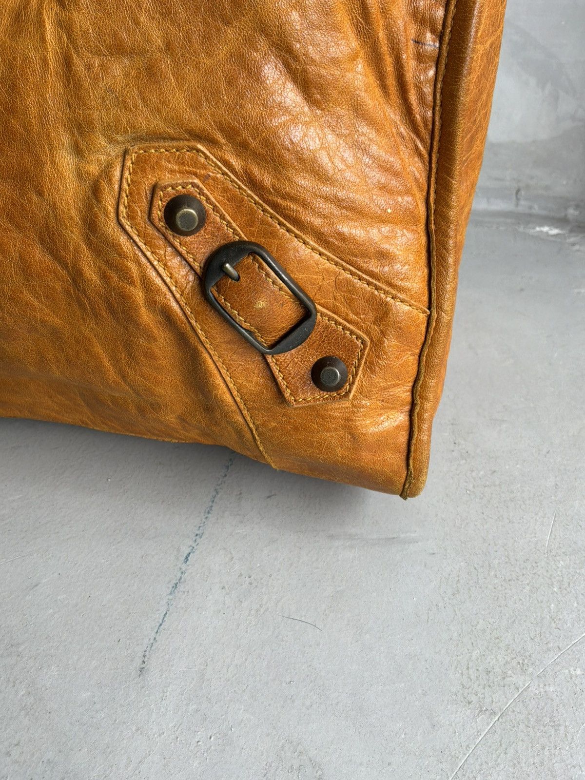 Balenciaga Balenciaga - Weekender - Lambskin Leather Bag Size ONE SIZE - 3 Thumbnail