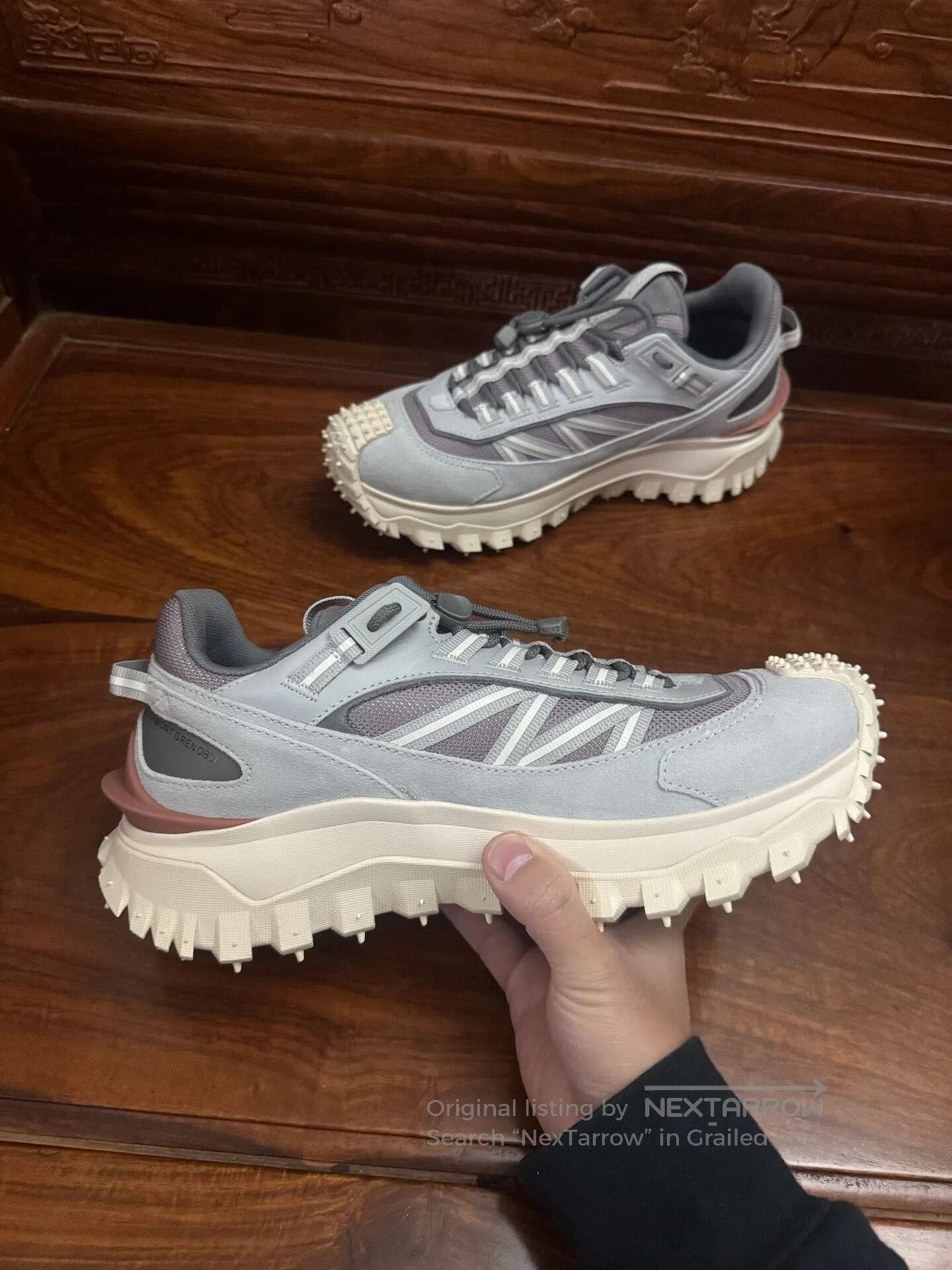 Moncler Moncler Trailgrip Sneakers in New Condition. Size US 7.5 / EU 40-41 - 3 Thumbnail