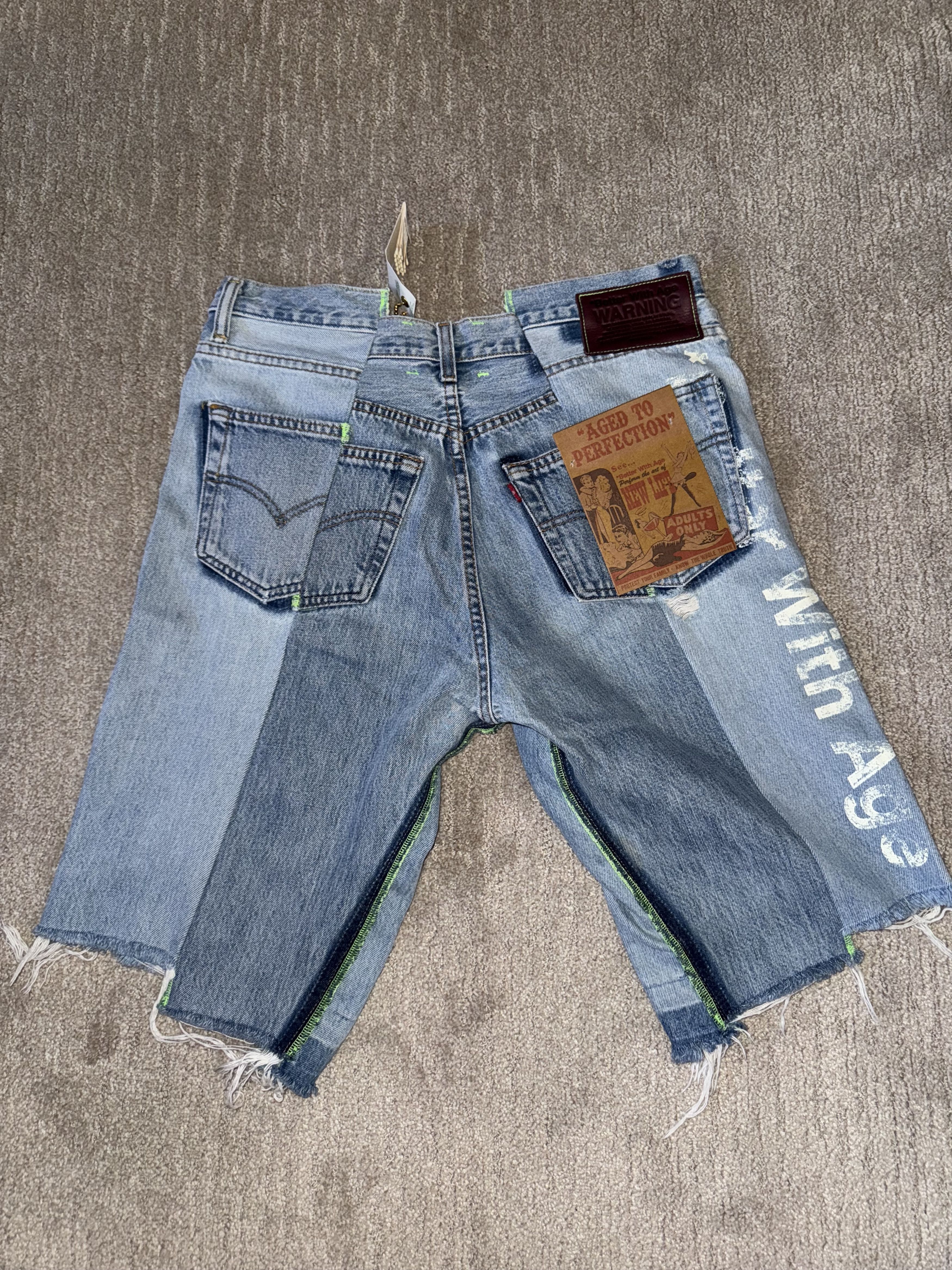 Better With Age Monroe Denim Shorts Size US 33 - 6 Thumbnail