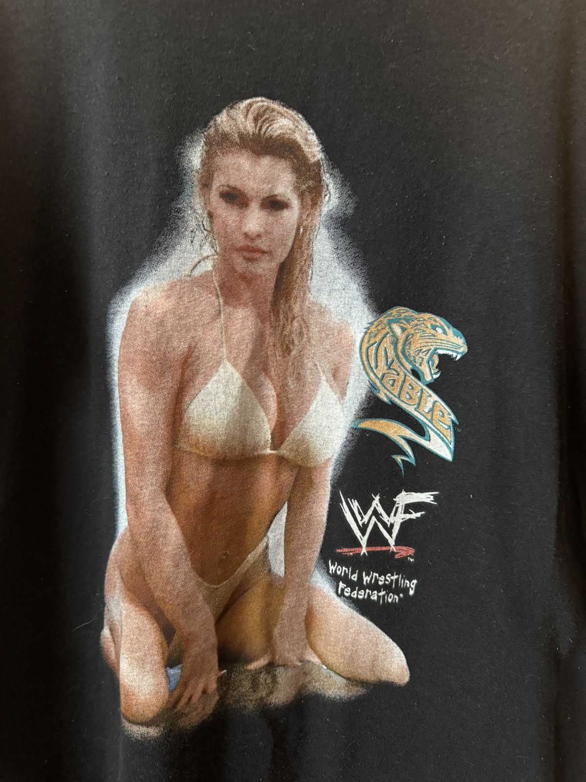 Vintage × WWE × WWF WWF Sable Tee Size US XL / EU 56 / 4 - 2 Thumbnail