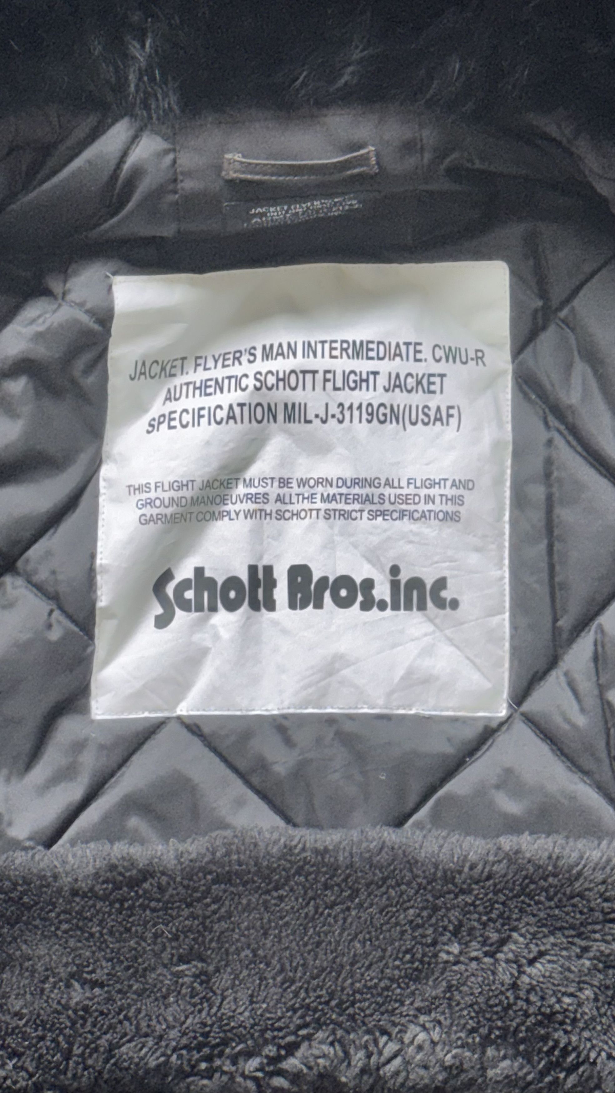 Schott Schott NYC - Air Black Bomber Flight Jacket Size US L / EU 52-54 / 3 - 6 Thumbnail