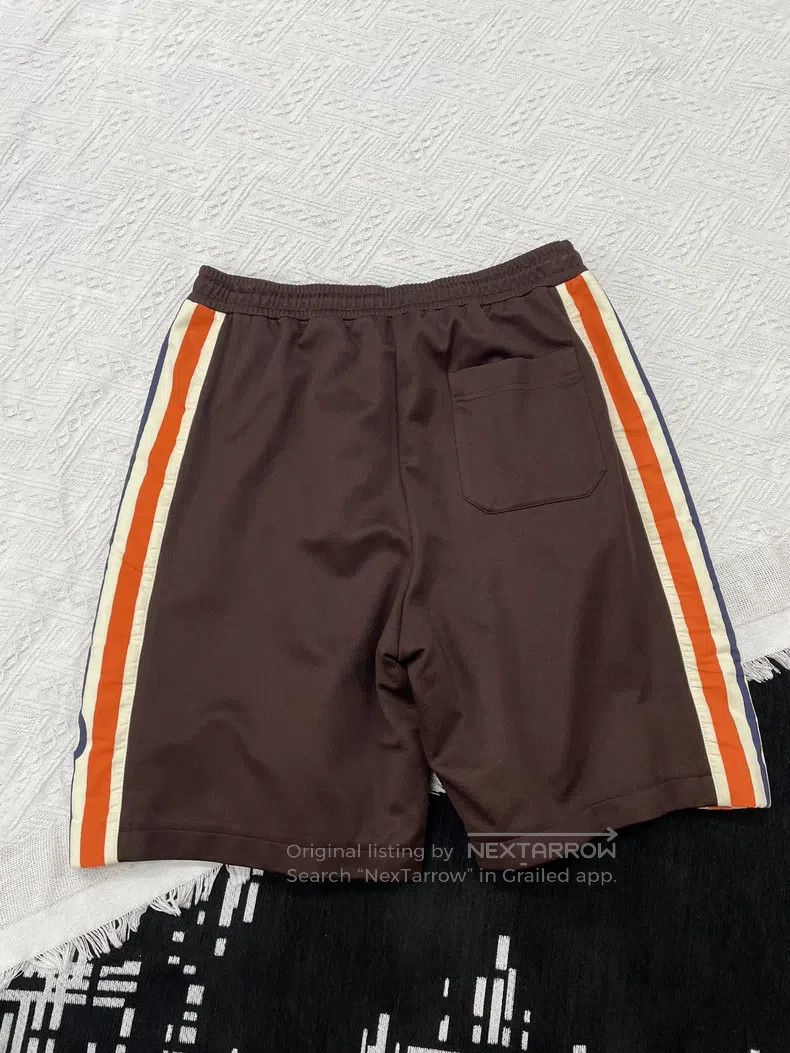 Gucci Gucci Size M Brown side striped letter logo shorts Size US 32 / EU 48 - 3 Thumbnail
