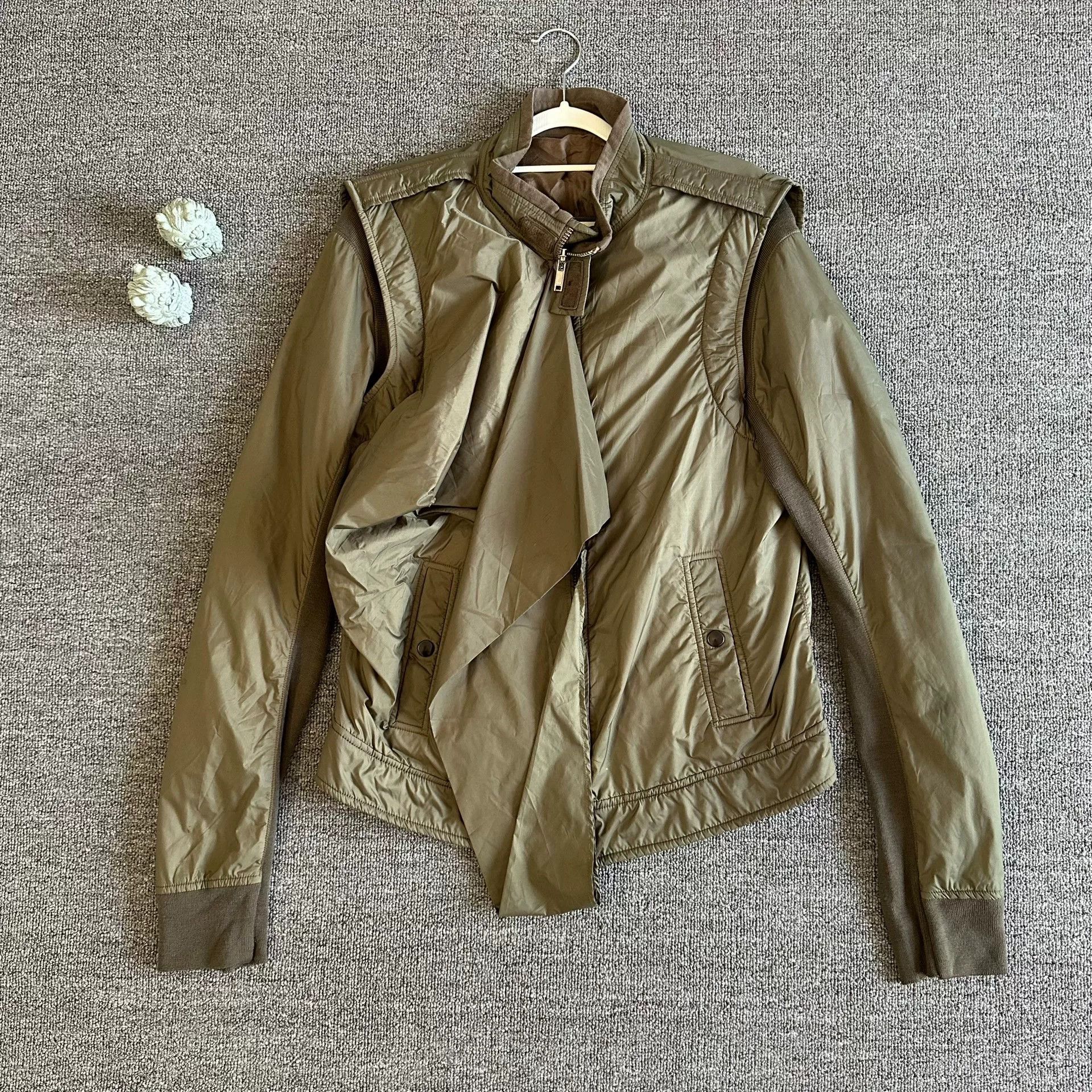 Rick Owens Rick Owens RO Main Line Green Patchwork Jacket L Size US L / EU 52-54 / 3 - 1 Thumbnail