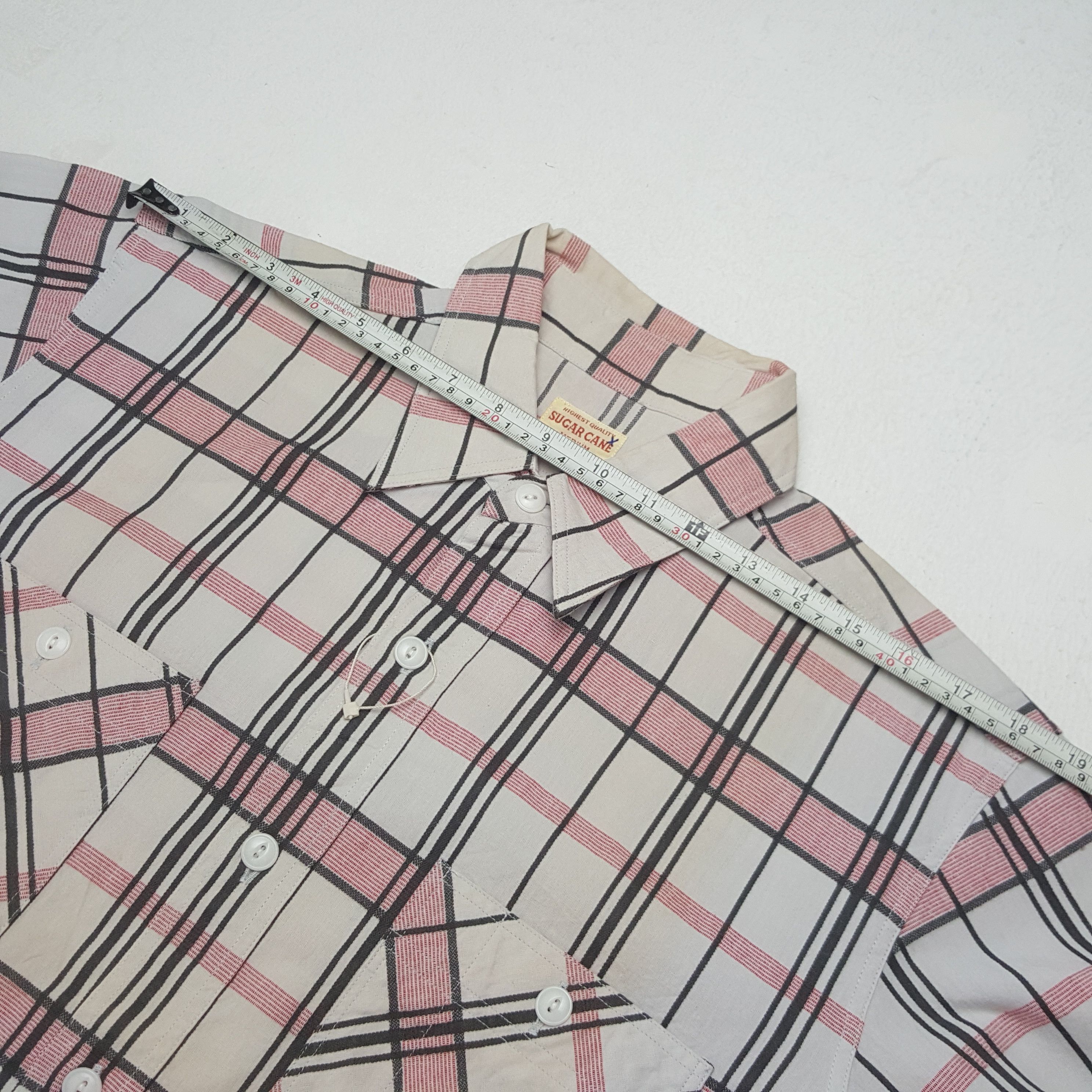 Flannel × Sugar Cane × Vintage Vintage Sugar Cane Japanese Brand Shirt Button Up Size US L / EU 52-54 / 3 - 5 Thumbnail