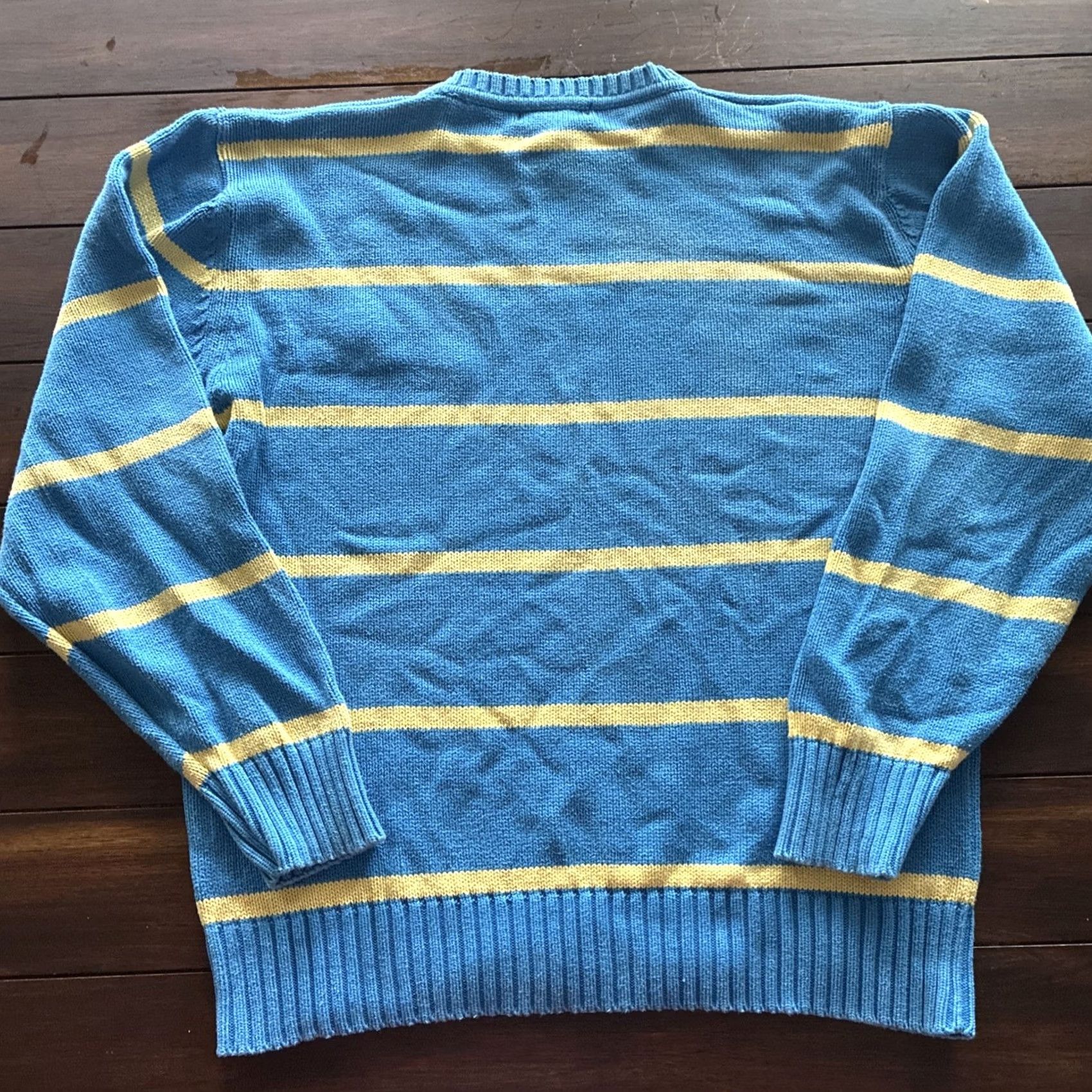 Gant GANT Nautical Sweater Men L 100% Cotton Multicolor Pullover Navy Multicolor Nautical Theme Mens Large Sweater Size US L / EU 52-54 / 3 - 8 Thumbnail