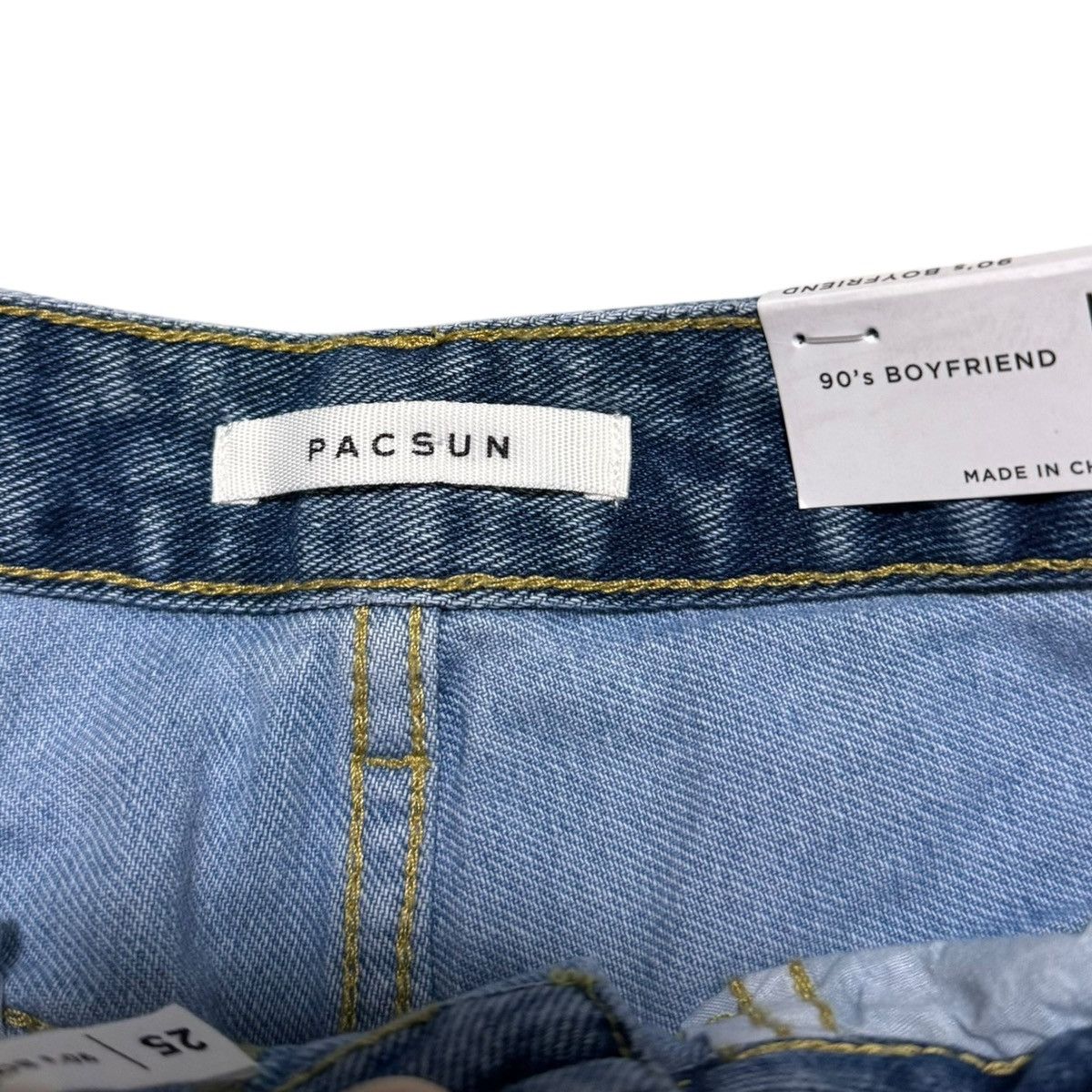 Pacsun NWT Pacsun 90’s Boyfriend Colorblock Blue Jeans Women’s 25 Size 25" / US 0 / IT 36 - 6 Thumbnail