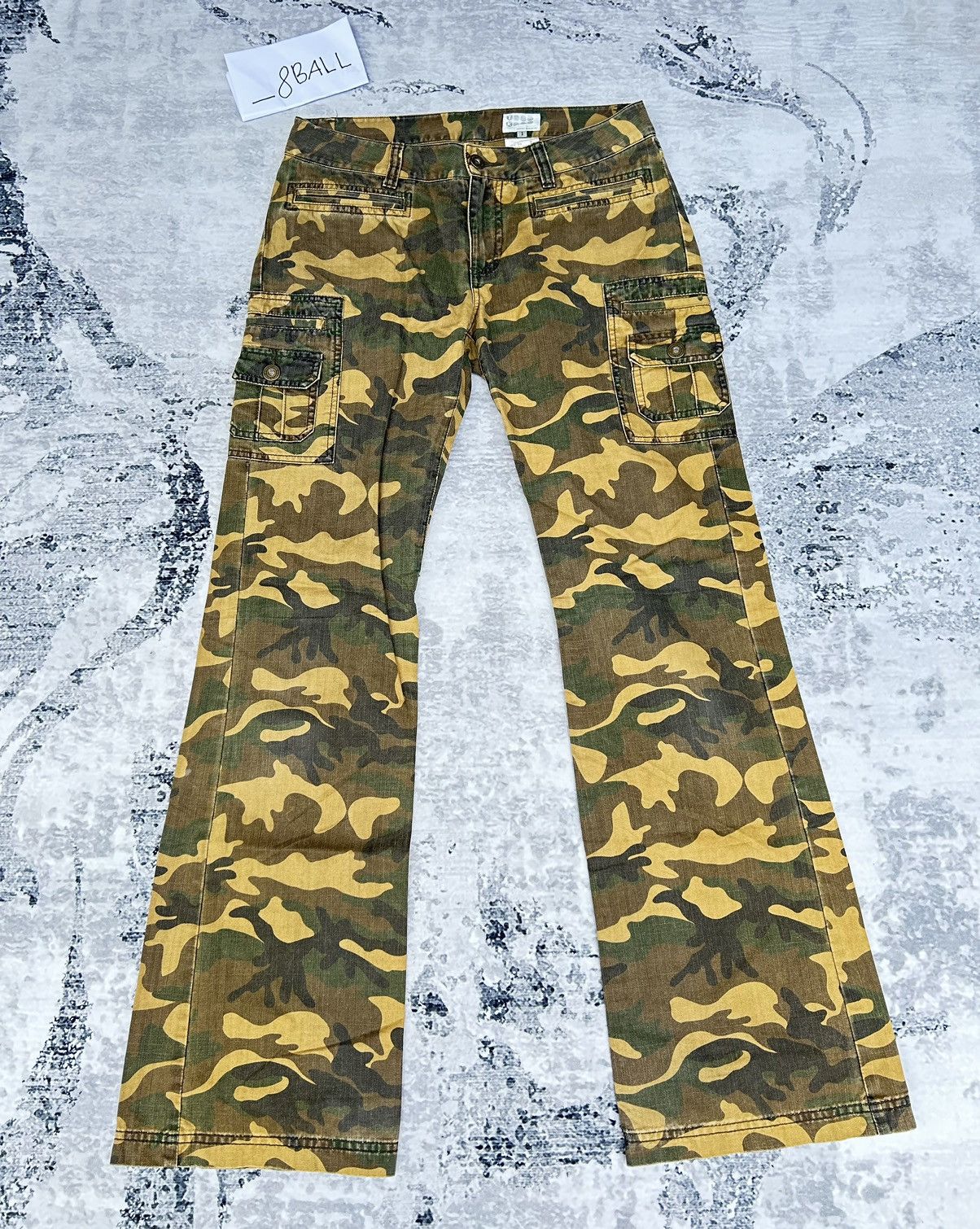 Takeo Kikuchi Takeo Kikuchi Camo Cargo Pants Size 29" - 1 Thumbnail