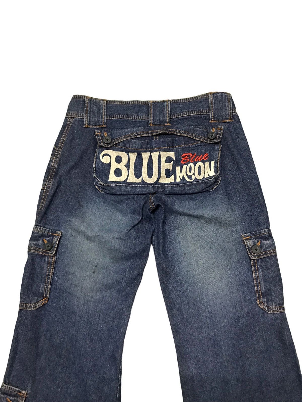 Hysteric Glamour FLARED‼️‼️ Blue Moon Blue Multipocket Denim Jeans Size US 31 - 8 Thumbnail