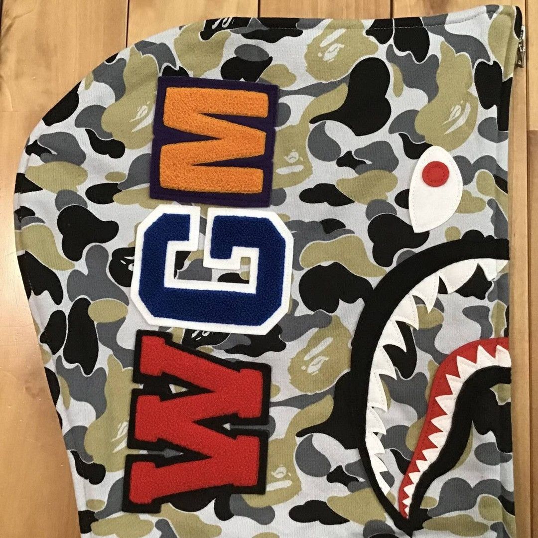 Bape 2024 🔥Ginza Store Camo🔥 BAPE shark full zip hoodie APE Size US L / EU 52-54 / 3 - 5 Thumbnail