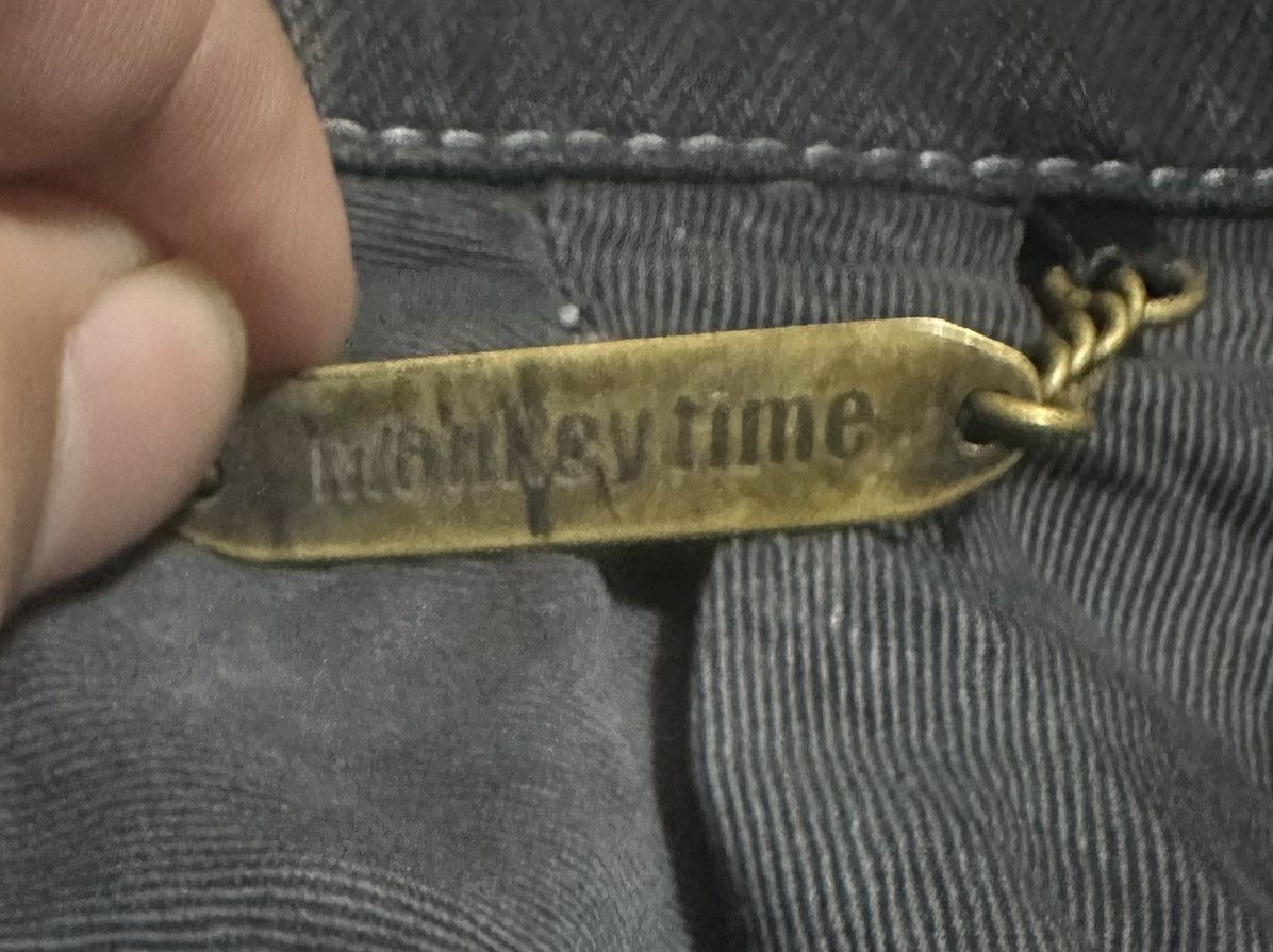 Japanese Brand Trashed Vintage Punk Denim Jacket By Moneky Time Sun Faded Size US S / EU 44-46 / 1 - 7 Thumbnail