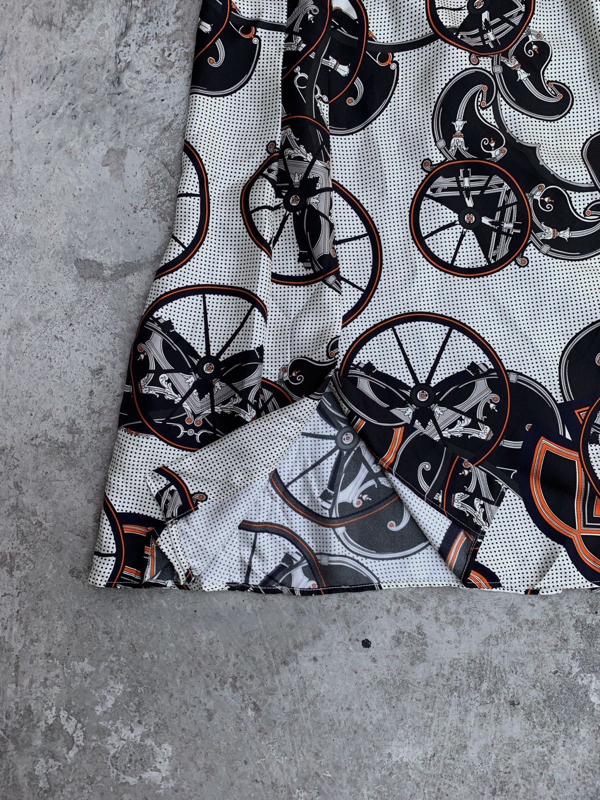 Hermes Silk Printed Skirt Size 28" / US 6 / IT 42 - 4 Thumbnail
