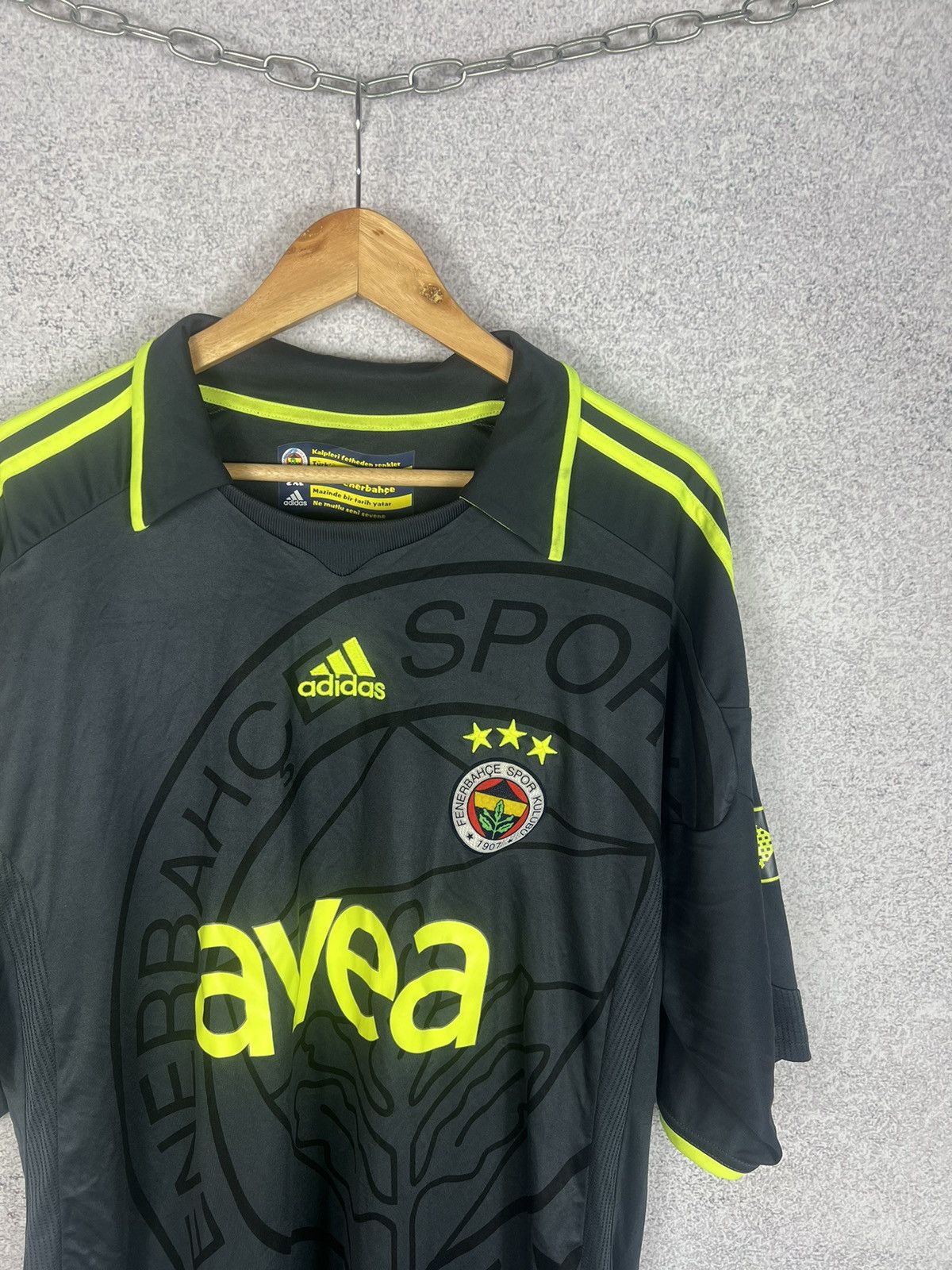 Adidas Adidas Fenerbahce 2009 10 Third Soccer Jersey Football Shirt Size US XXL / EU 58 / 5 - 2 Thumbnail
