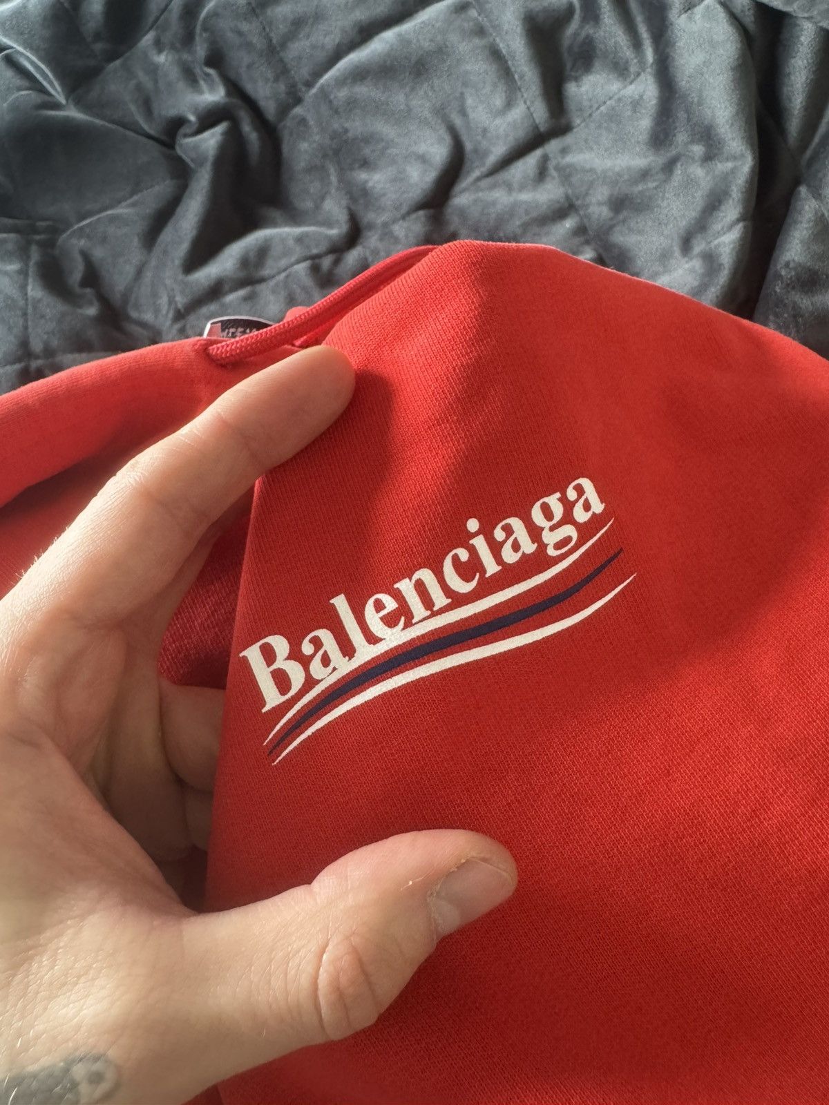 Balenciaga balenciaga political campaign hoodie oversize fit red rare Size US XS / EU 42 / 0 - 3 Thumbnail