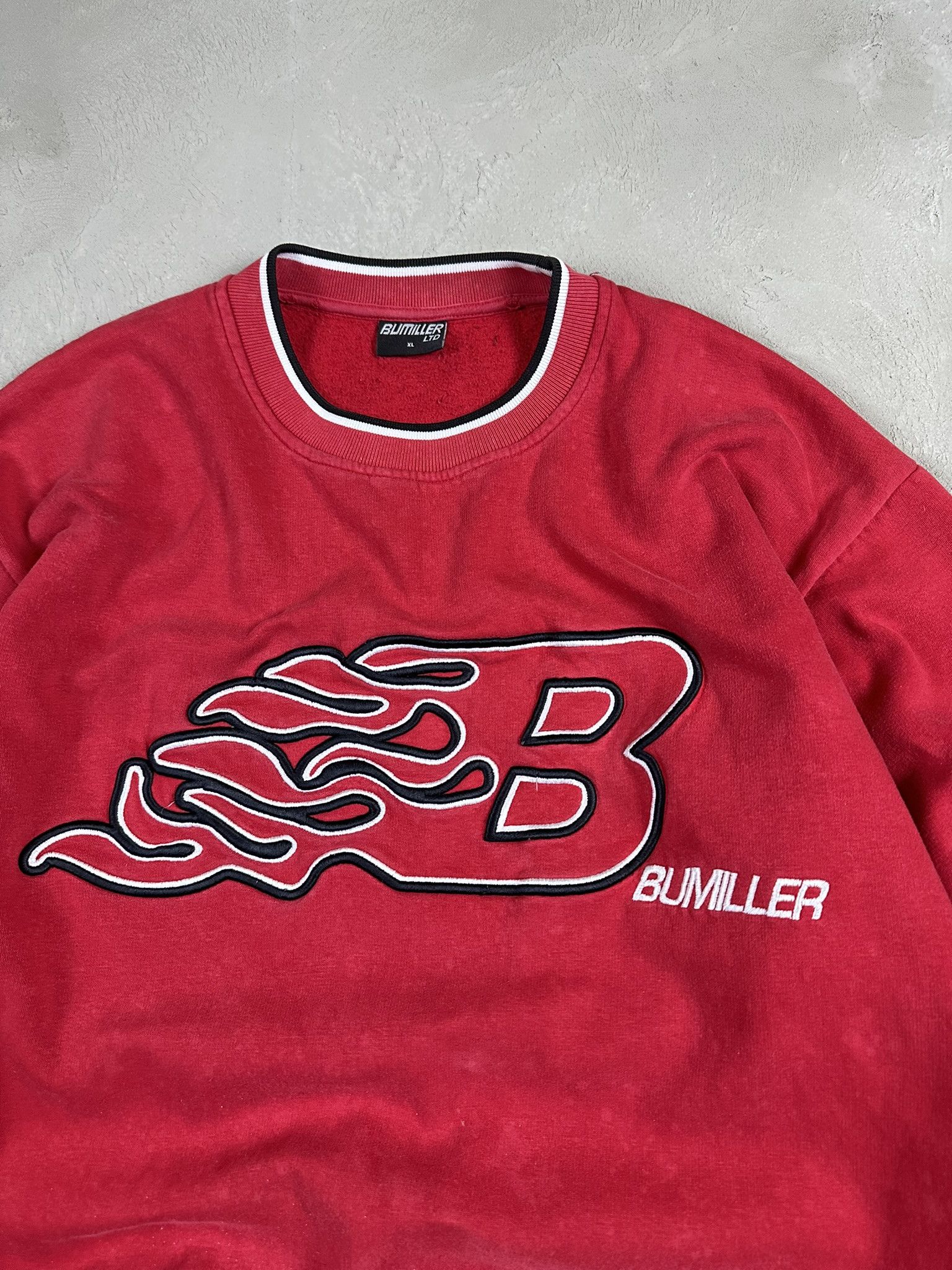 JNCO Vintage Crazy Y2k JNCO Style Flame Boxy Hiphop Sweatshirt Size US XL / EU 56 / 4 - 8 Thumbnail