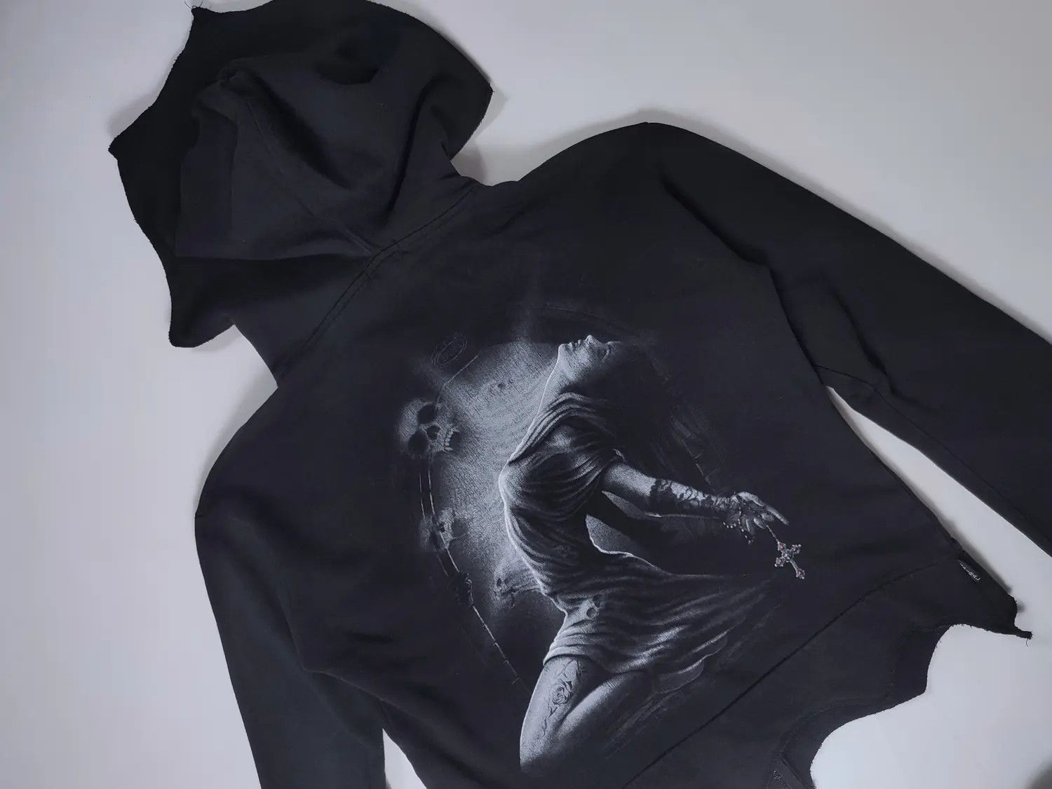 Affliction × Vintage Spiral Y2k opium zip hoodie Rick Owens Size US M / EU 48-50 / 2 - 8 Thumbnail