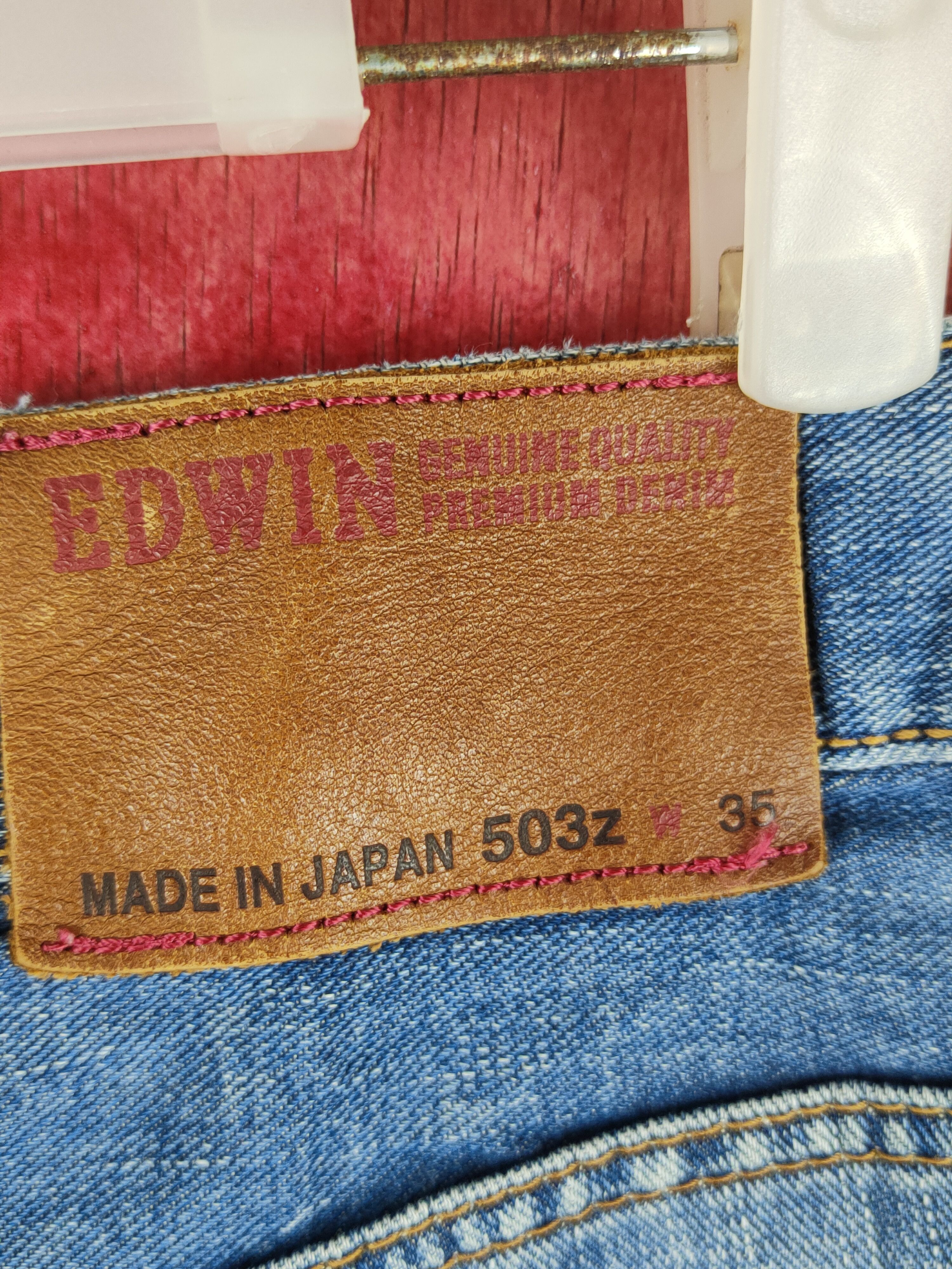 Edwin Edwin Blue Faded Distressed Ripped Jeans #S1662 Size US 36 / EU 52 - 9 Thumbnail