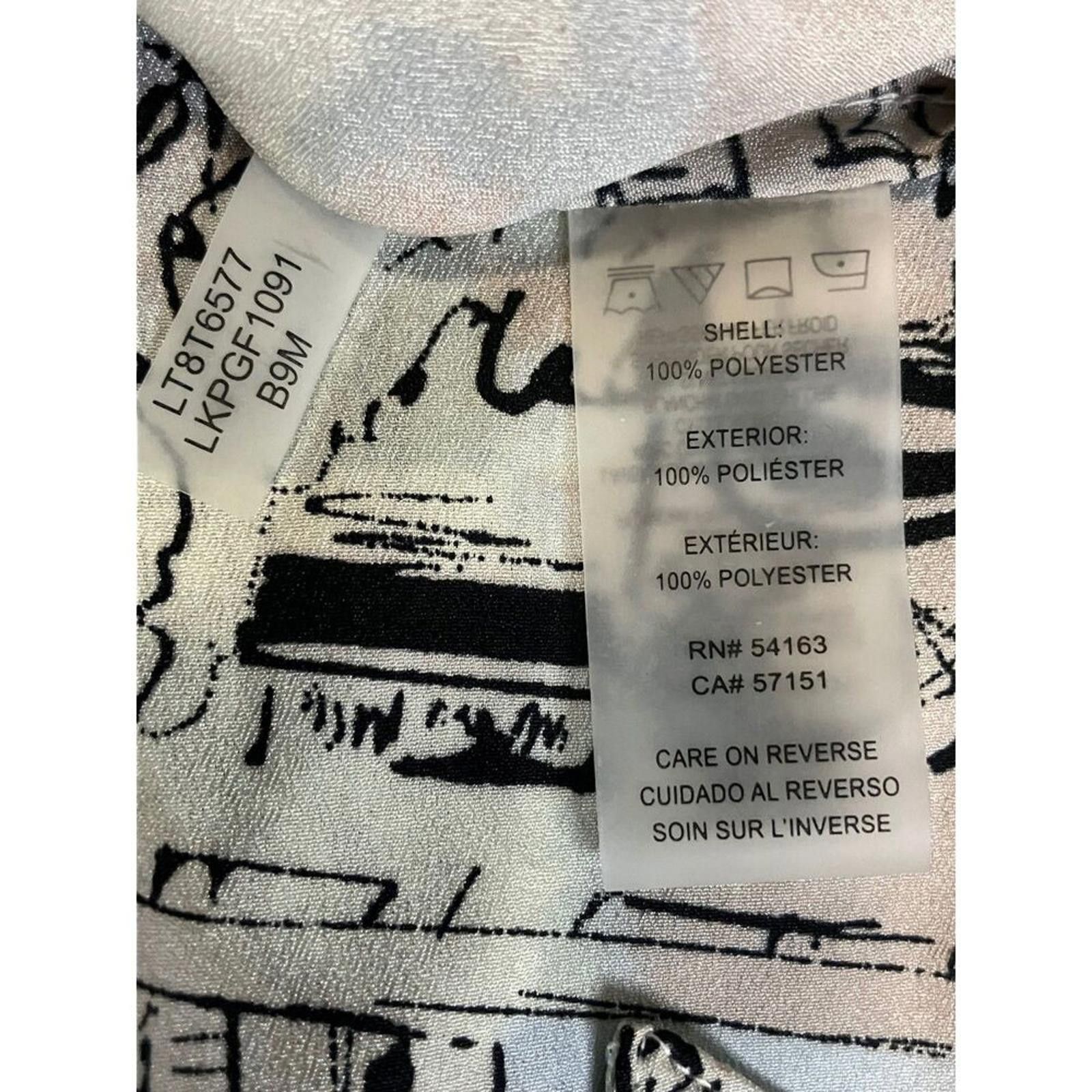 Karl Lagerfeld Karl Lagerfeld Paris Parisian Landmarks Print Blouse Size L Size L / US 10 / IT 46 - 7 Thumbnail