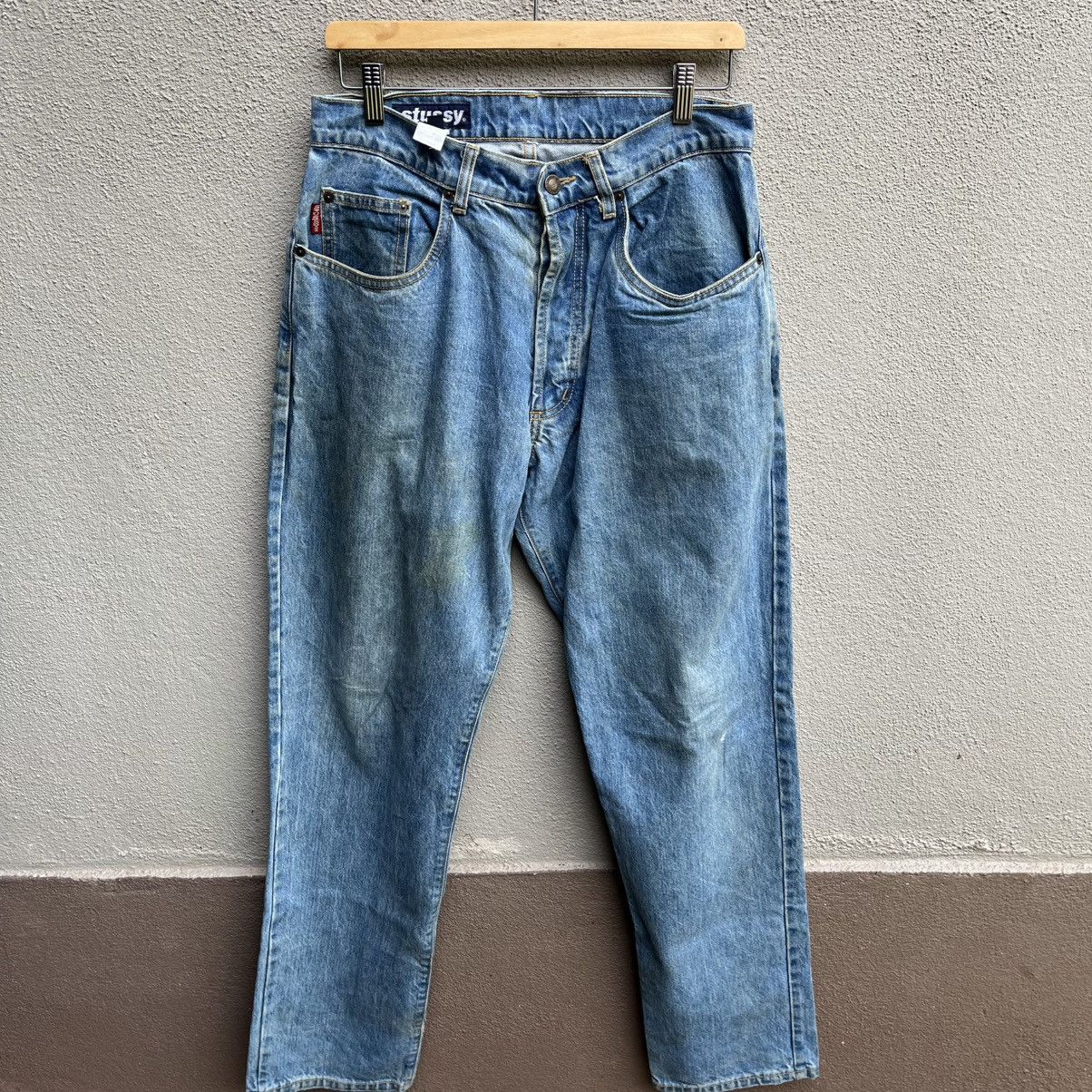 Stussy Vintage 90s STUSSY usa jeans denim Size US 31 - 1 Thumbnail