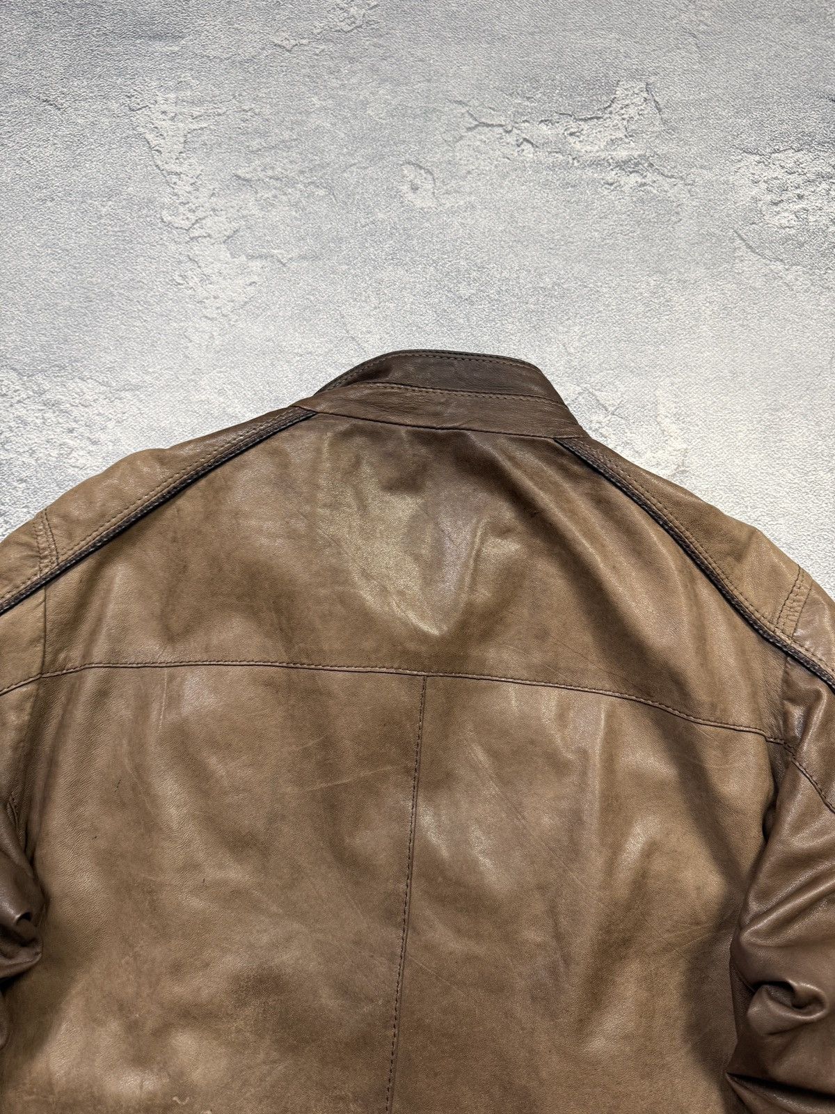 Gimo's Gimos Pelle Leather Bomber Jacket Japanse Style Size US L / EU 52-54 / 3 - 10 Thumbnail