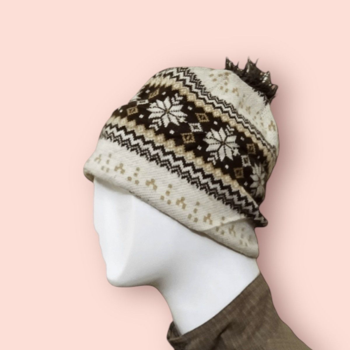 Japanese Brand × Native × Takeo Kikuchi VINTAGE TAKEO KIKUCHI NATIVE BEANIE Size ONE SIZE - 2 Thumbnail