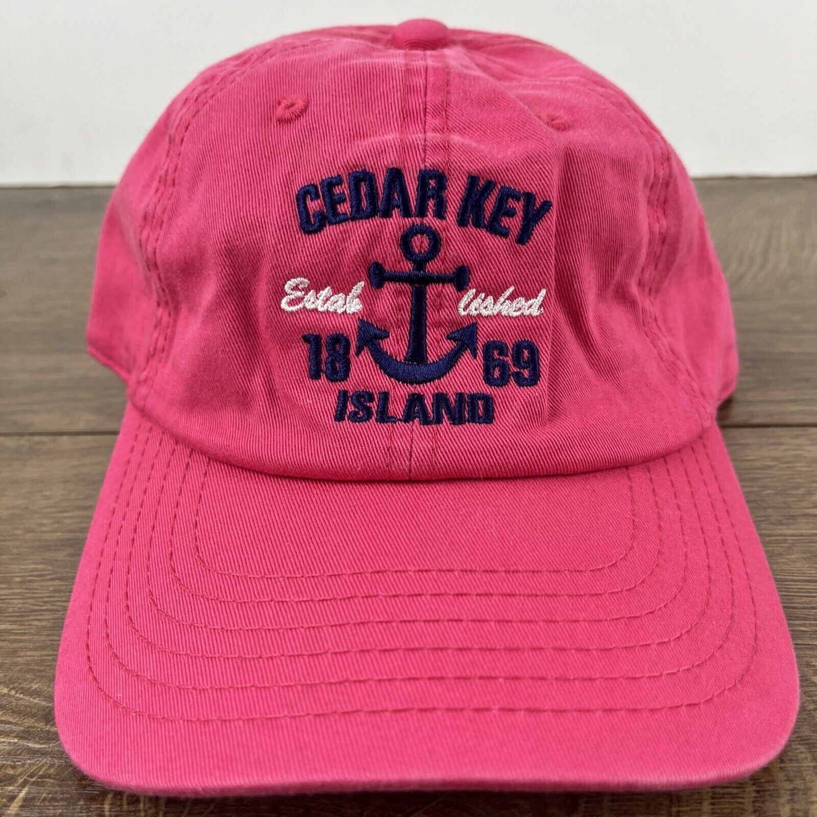 Other Cedar Key Island Hat Cedar Key Island Pink Cap Adjustable Pi Size ONE SIZE - 6 Thumbnail
