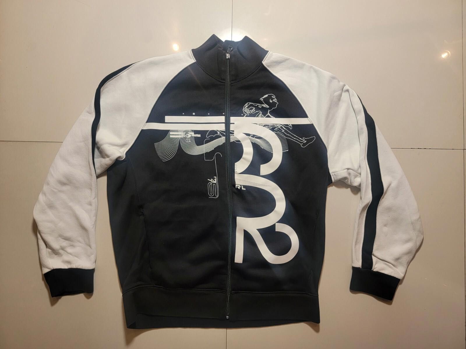 Polo Ralph Lauren Polo Ralph Lauren Black & White Track Jacket Size LARGE Size US L / EU 52-54 / 3 - 1 Thumbnail