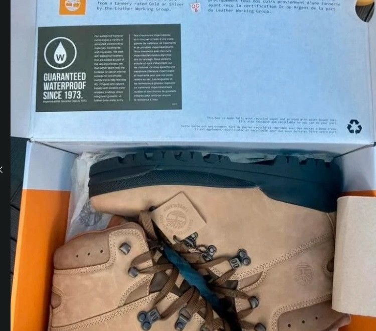 Timberland world hiker Vibram 44 10 outdoor hiking new ds Size US 10 / EU 43 - 10 Thumbnail