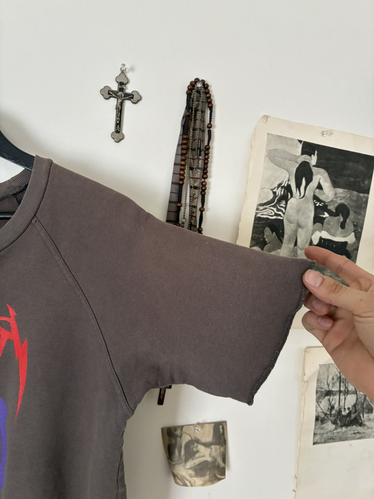 Raf Simons Raf Simons SS98 Faded & Distressed "Razor" Sweatshirt Size US S / EU 44-46 / 1 - 4 Thumbnail