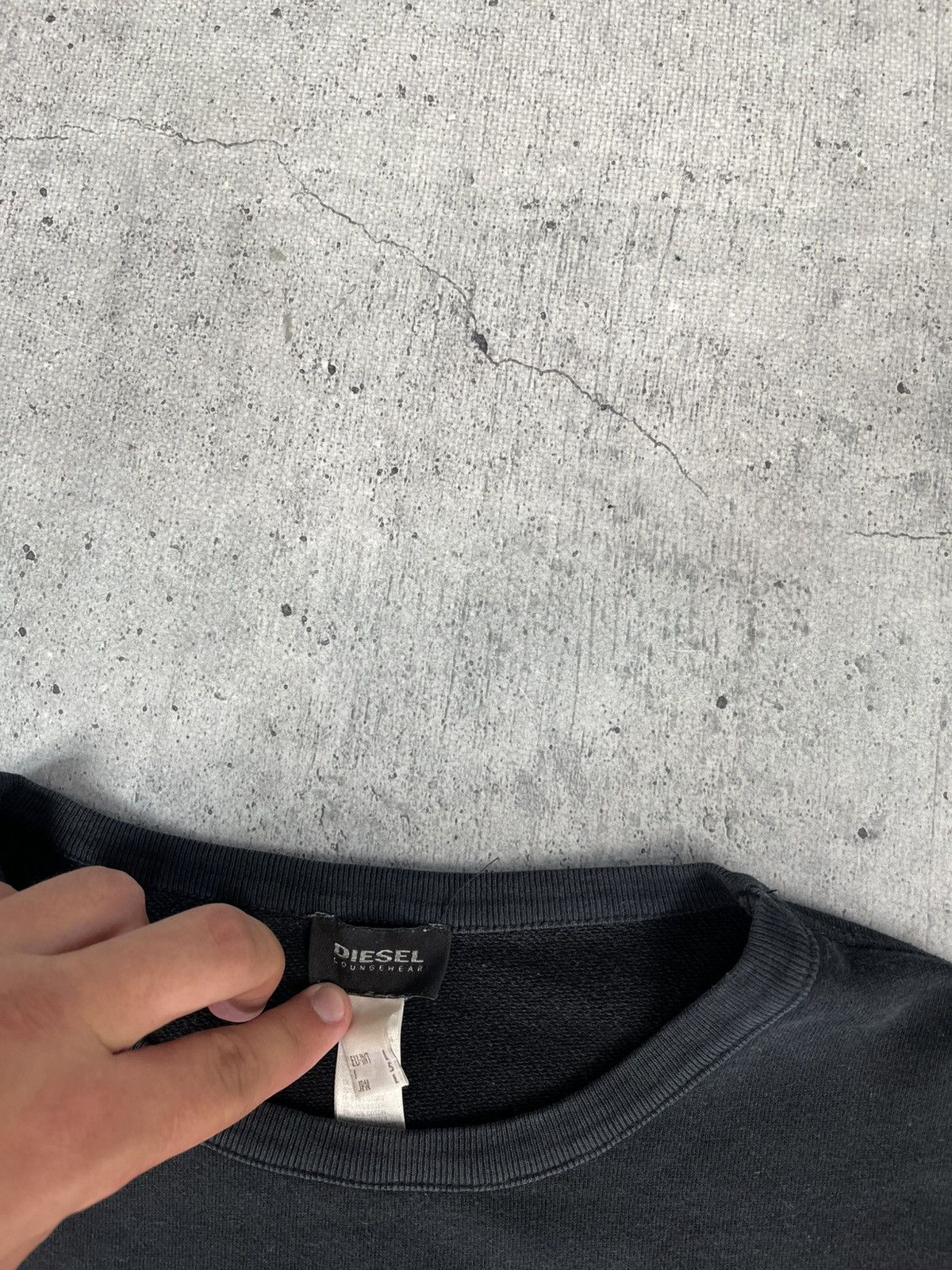 Diesel Y2K Vintage Diesel Sweatshirt Big Logo Pullover Size US L / EU 52-54 / 3 - 3 Thumbnail