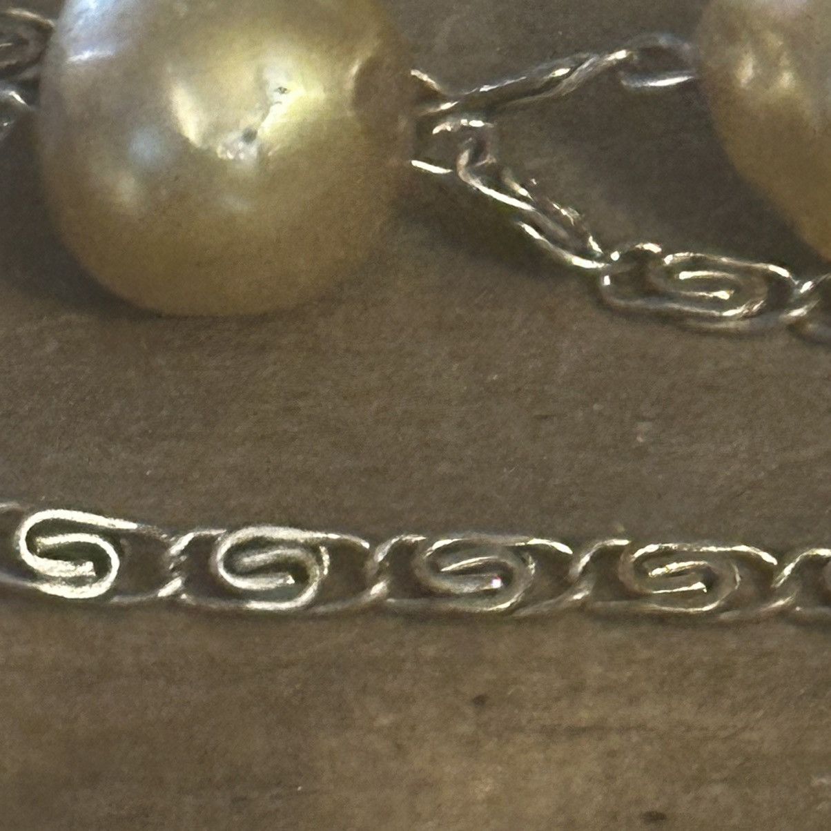 Vintage Vintage long faux pearl station necklace Size ONE SIZE - 4 Thumbnail