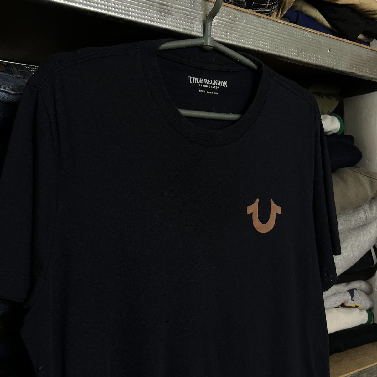 True Religion Mens True Religion big logo y2k streetwear japan tee Size US M / EU 48-50 / 2 - 2 Thumbnail